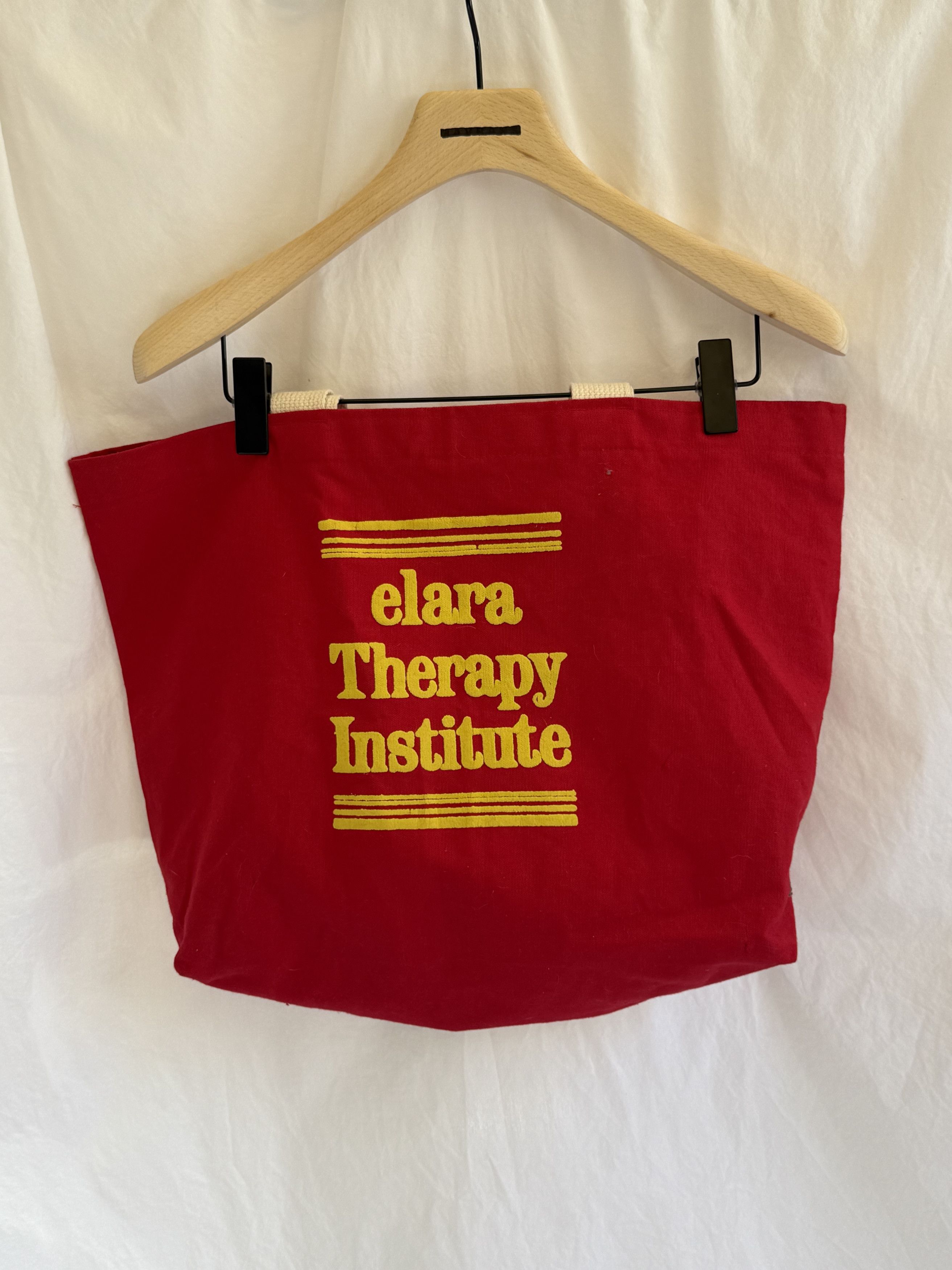 Elara × Online Ceramics X ELARA THERAPY INSTITUTE Puffy Print Tote Bag Size ONE SIZE - 3 Thumbnail