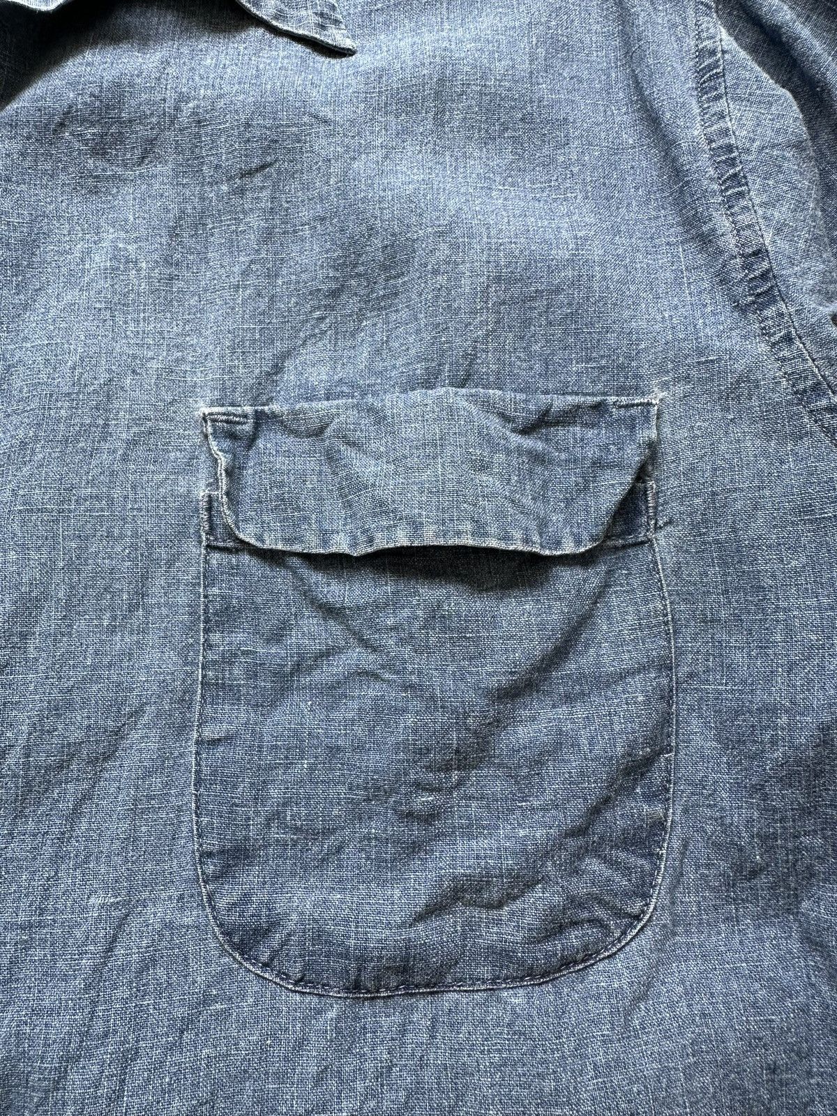 General Research 90's SYNAP Japan linen dyed shirt Size US L / EU 52-54 / 3 - 11 Thumbnail
