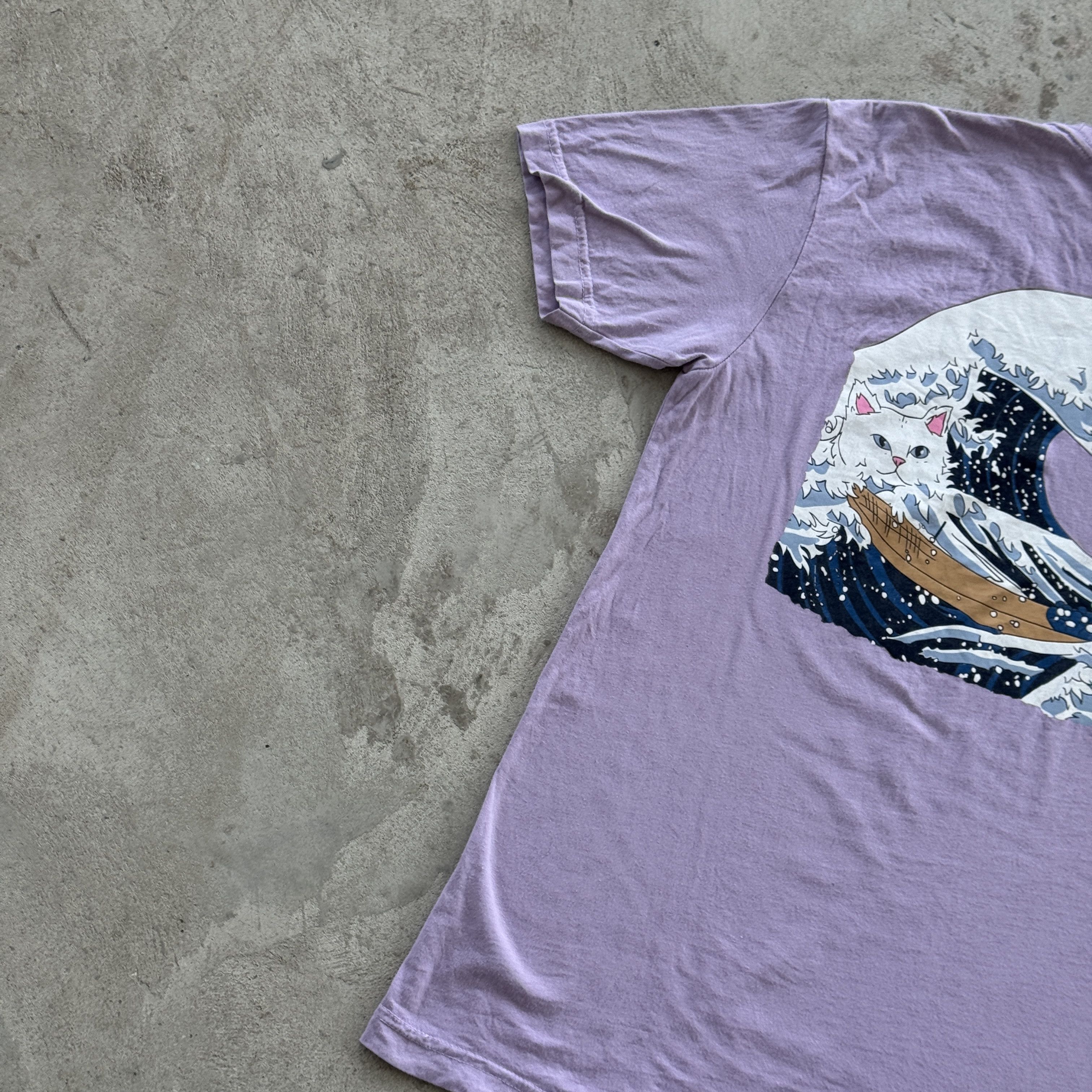 RIPNDIP Ripndip Graphic Tee Shirt Purple Lilac Medium Skateboard M Size US M / EU 48-50 / 2 - 4 Thumbnail
