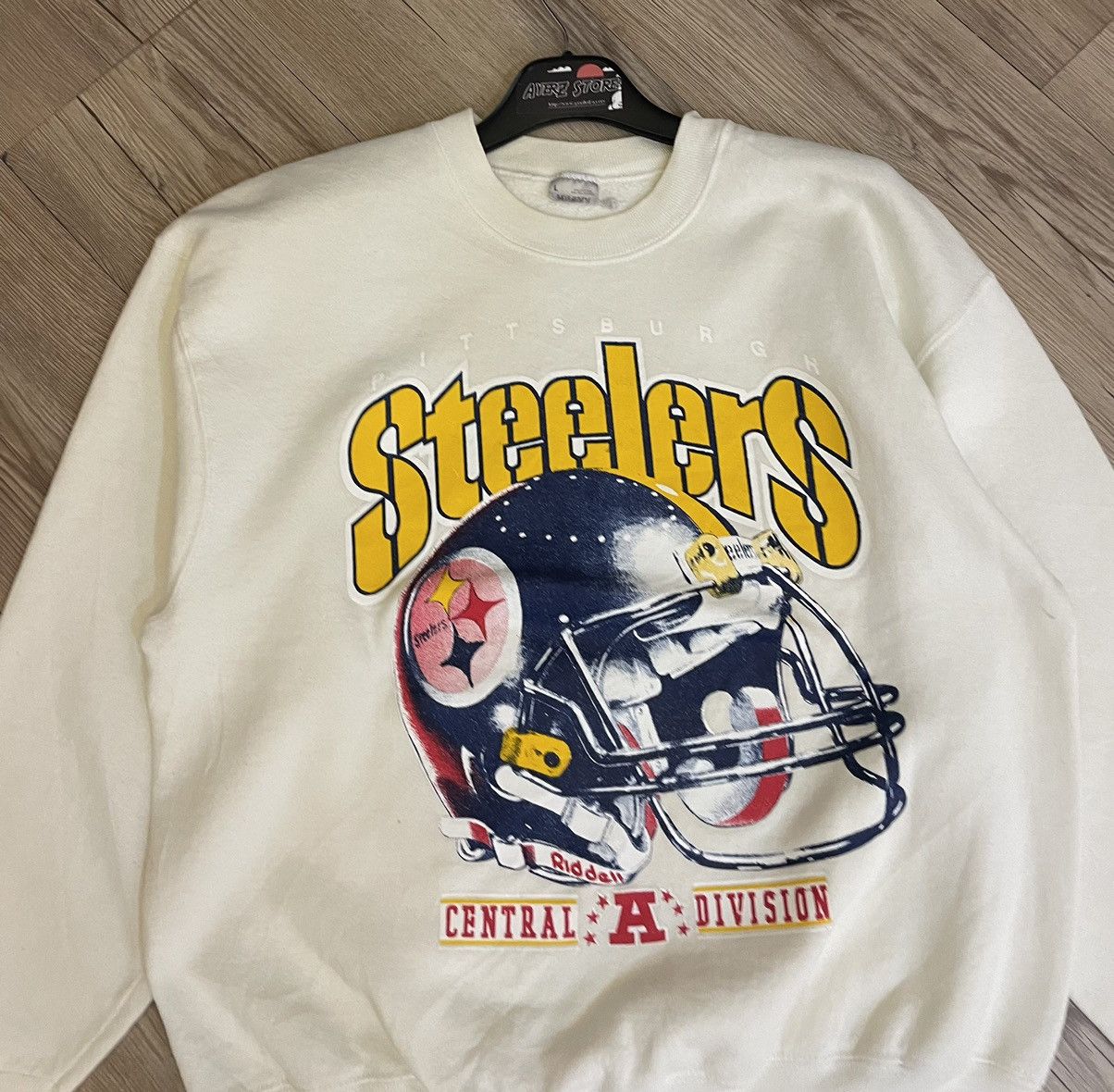 Vintage Pittsburgh Steelers Central A Division Pullover Sweatshirt Size US L / EU 52-54 / 3 - 5 Thumbnail