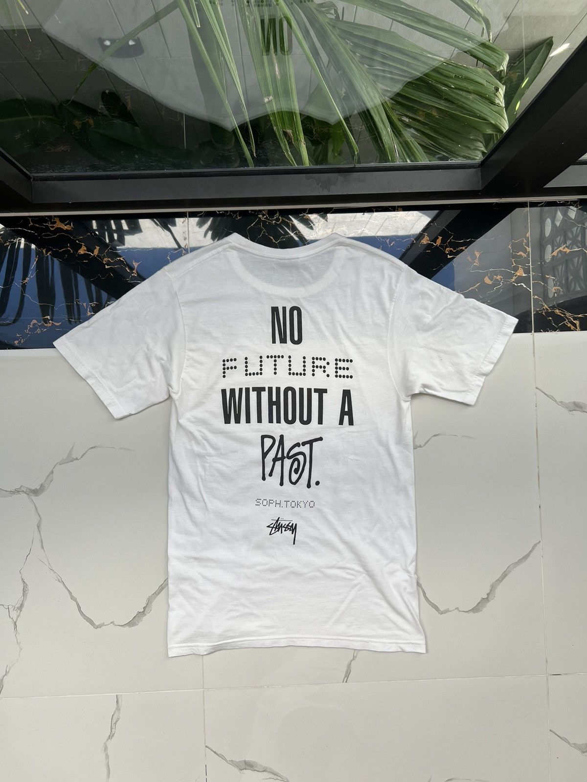 Stussy × Vintage STUSSY TEE SOPH TOKYO NO FUTURE WITHOUT PAST RETRO RARE Y2K Size US S / EU 44-46 / 1 - 1 Thumbnail