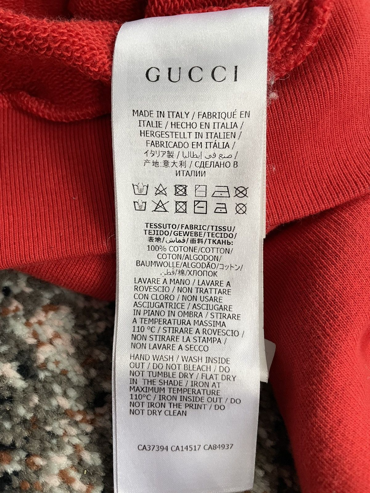 RED GUCCI HOODIE