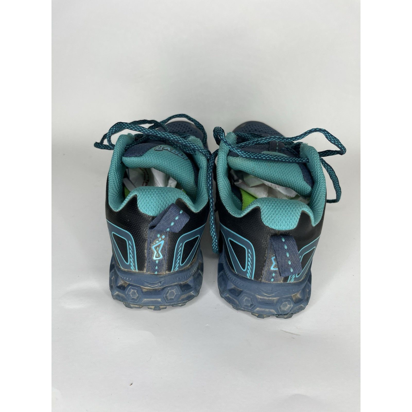 8 by YOOX inov 8 Blue Synthetic Athletic Gym Running Lace Up Shoes Wom Size US 9 / IT 39 - 6 Thumbnail