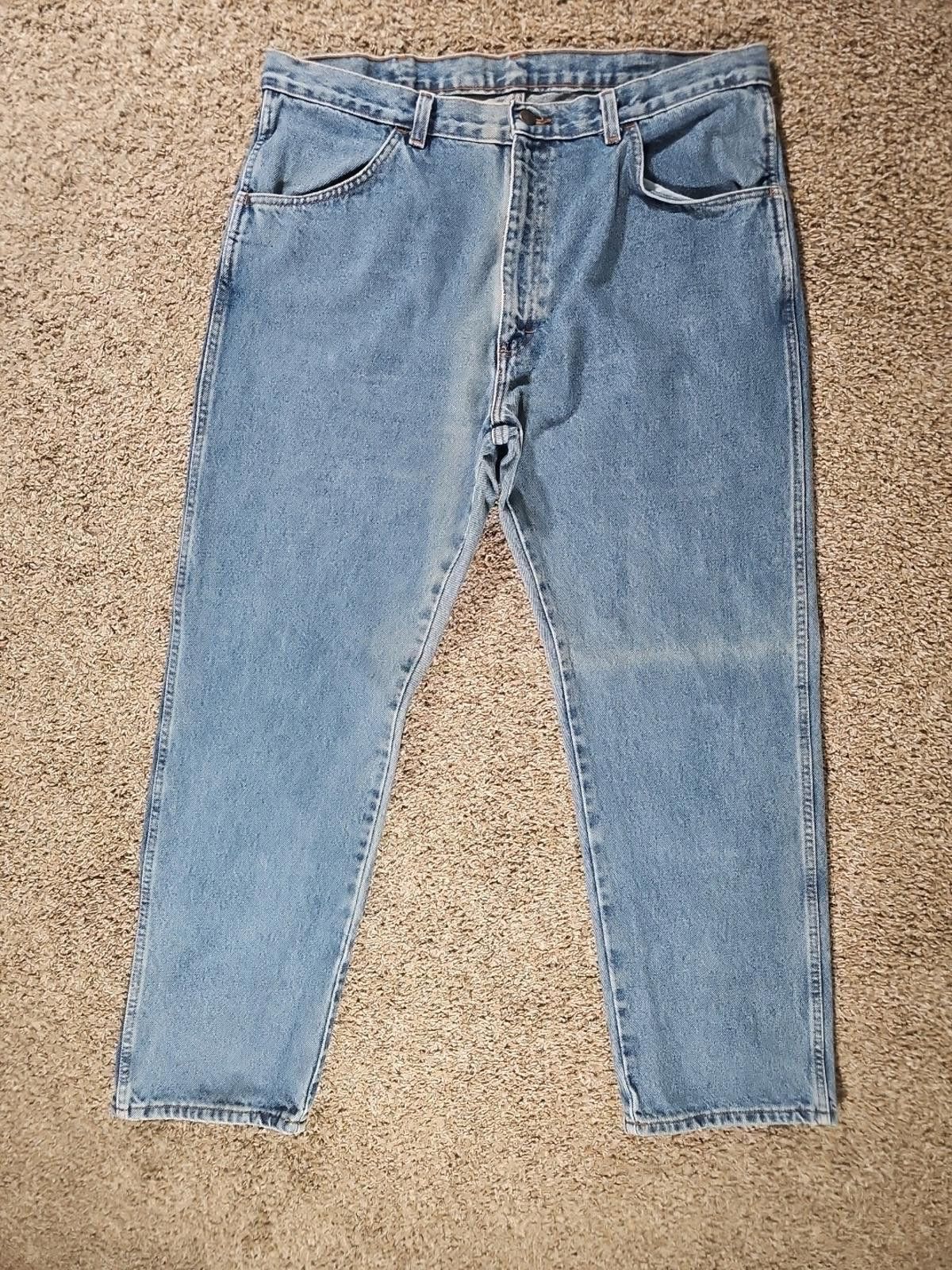 Rustler Rustler 38x30 Straight Blue Jeans Size US 38 / EU 54 - 1 Thumbnail