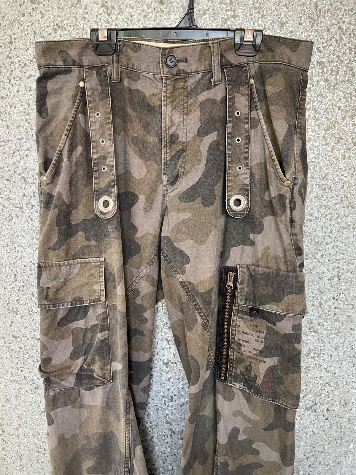 Beauty Beast 🔥 PPFM cargo pants camo flauge hype beast Size US 31 - 2 Thumbnail