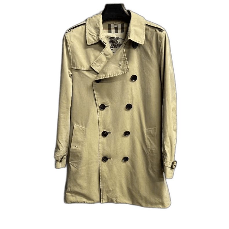 Burberry Classic Khaki Check Logo Jacket Coat-yf Size US L / EU 52-54 / 3 - 1 Thumbnail