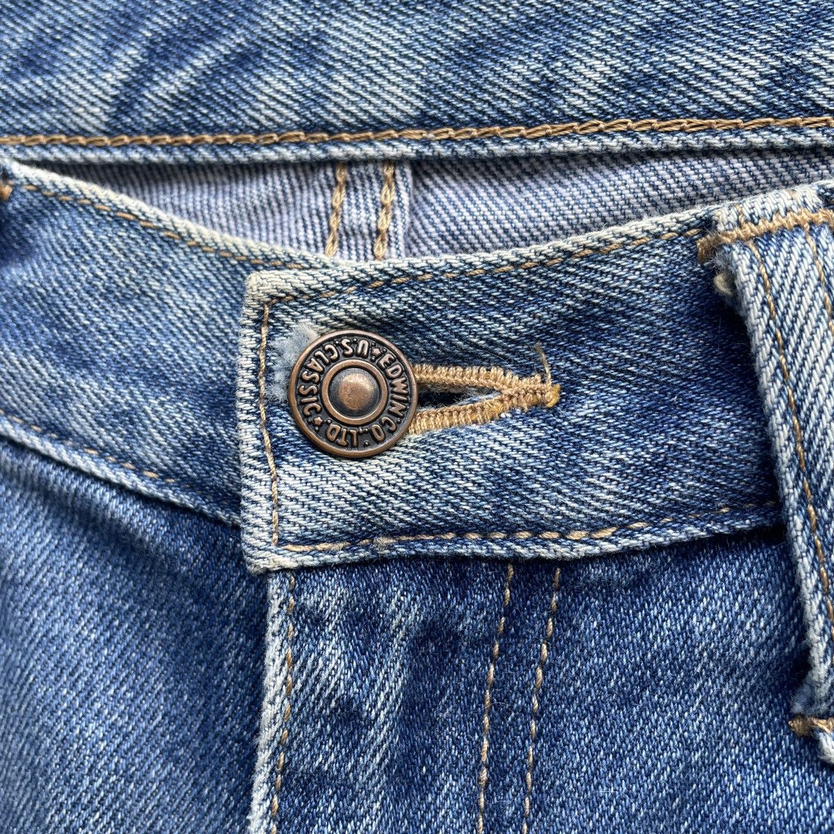 Edwin 90s Edwin Vintage Distressed Faded Jeans Denim Pants W28 Size US 28 / EU 44 - 6 Thumbnail