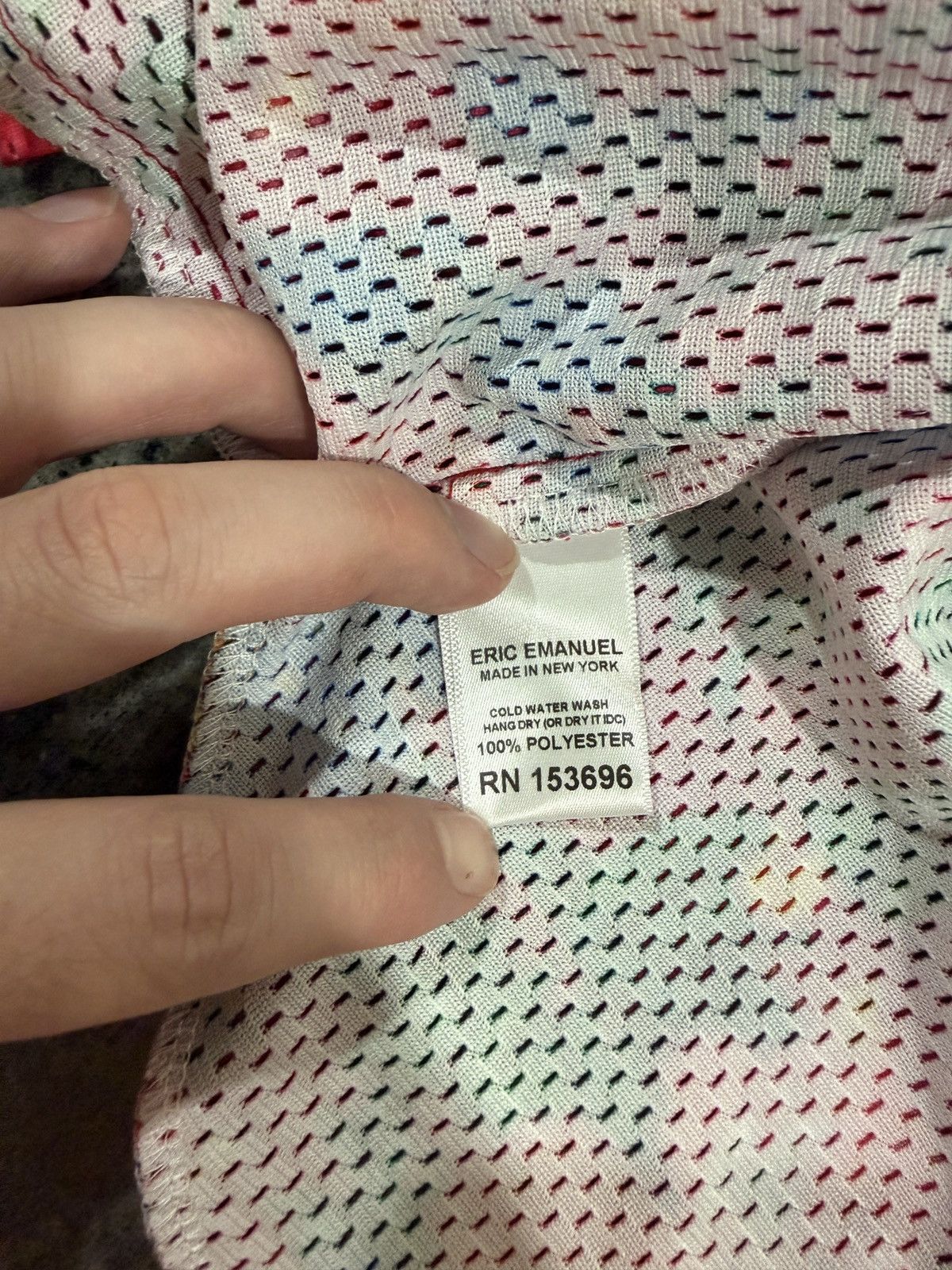 Eric Emanuel Eric Emanuel RARE Pink Garden Size US 32 / EU 48 - 6 Thumbnail