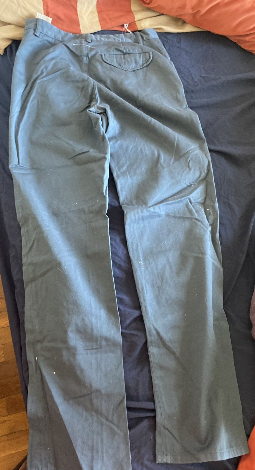 Maison Margiela Line 6 Blue Cotton Pants