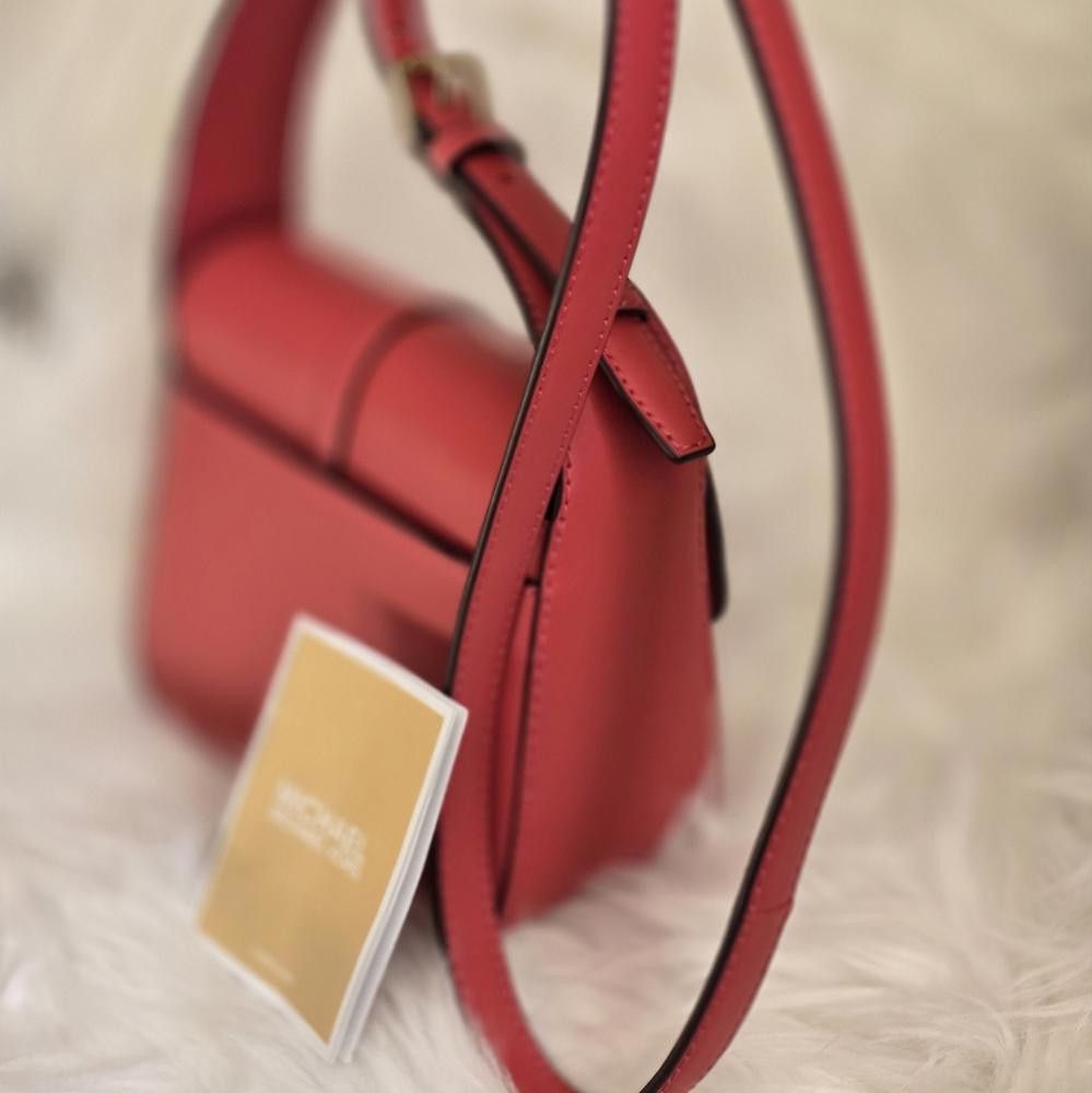Michael Kors Michael Kors Lyra Small Flap Crossbody Leather Handbag Size ONE SIZE - 3 Thumbnail