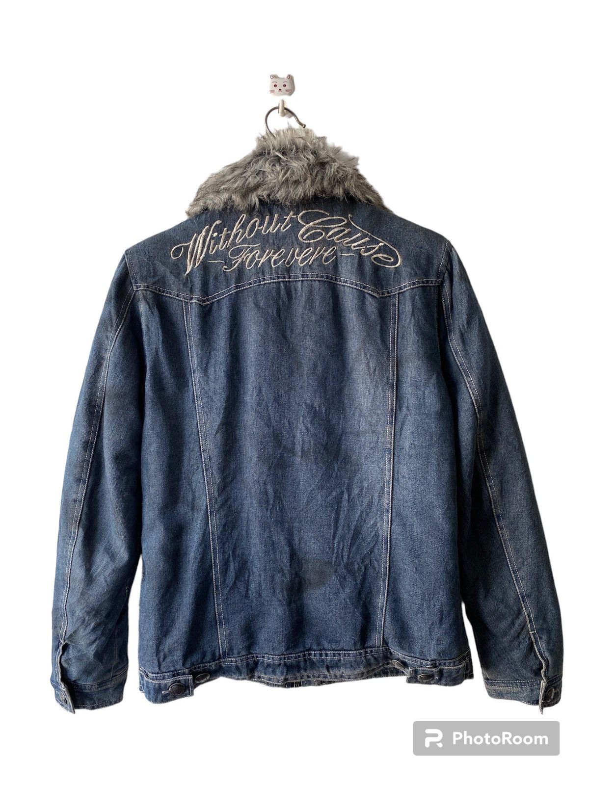 In The Attic In The Attic Japan Faux Fur Denim Jacket Size US M / EU 48-50 / 2 - 2 Thumbnail