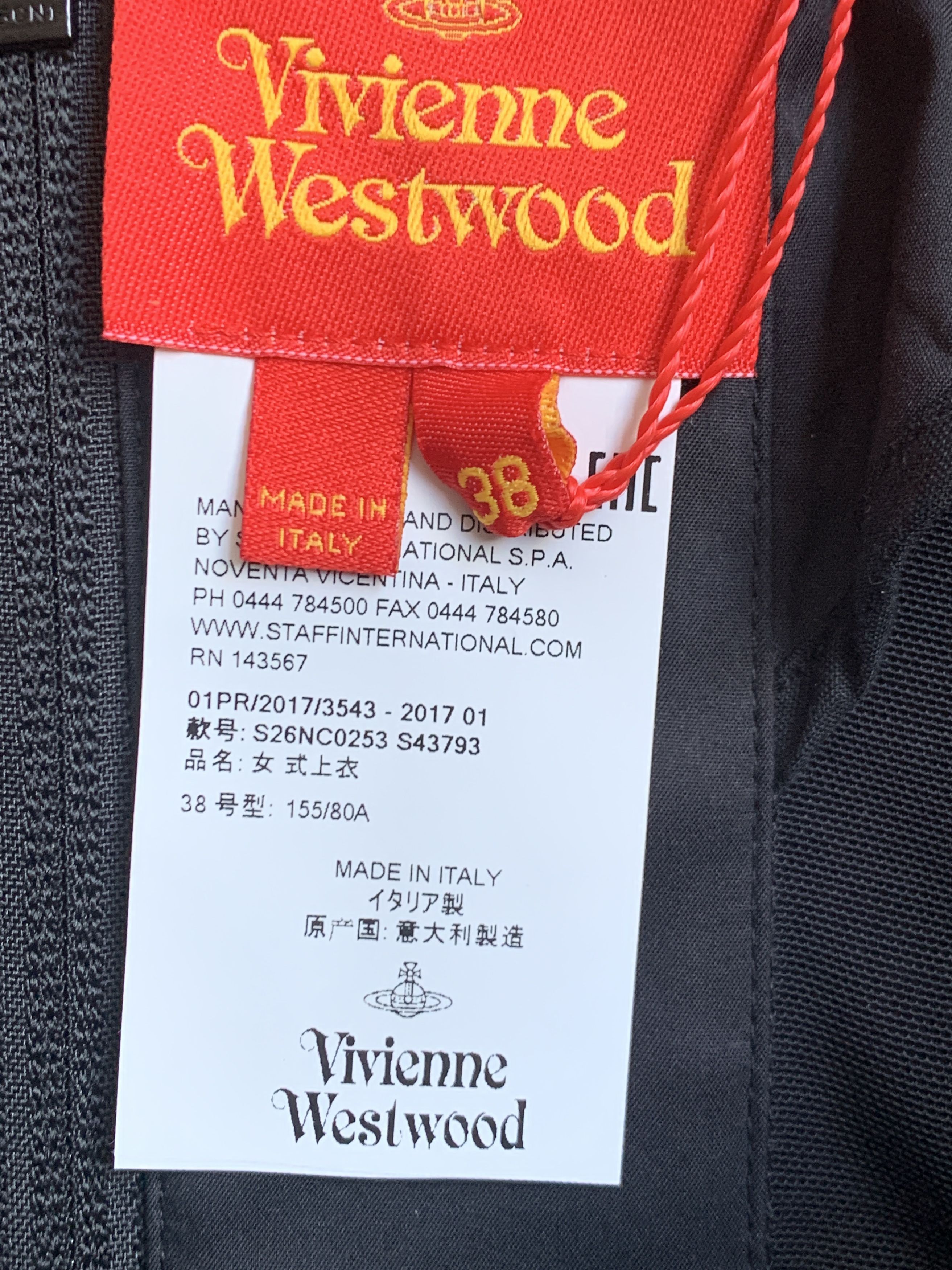 Vivienne Westwood Brand New Red Label 1,375$ Corset Battue Size XS / US 0-2 / IT 36-38 - 13 Thumbnail