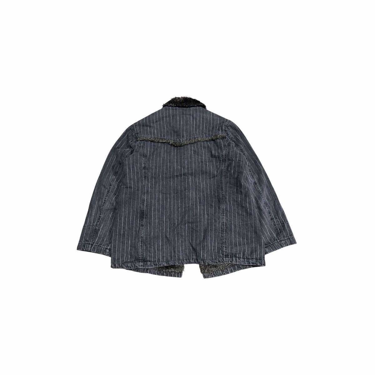 Japanese Brand 🔥Y2K Vintage Doghouse Fur Lined Field Jacket Striped Size US L / EU 52-54 / 3 - 5 Thumbnail