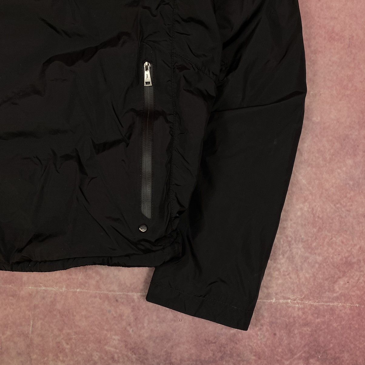 Ralph Lauren Black Label Ralph Lauren Black Label Nylon Jacket Lambskin Leather Size US XL / EU 56 / 4 - 11 Thumbnail