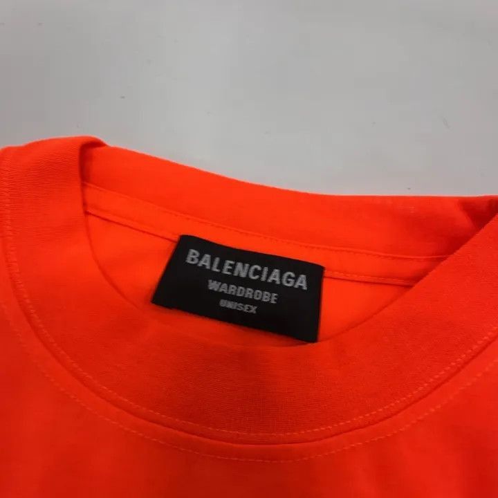 Balenciaga Balenciaga Balenciaga SS21 Orange Short Sleeve TShirt -250 Size US XS / EU 42 / 0 - 5 Thumbnail