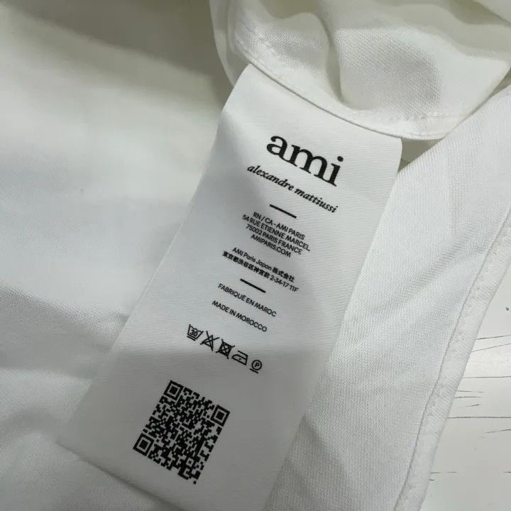 AMI AMIPARIS Short Sleeve Button-Up Shirt for Men -2507 Size US S / EU 44-46 / 1 - 3 Thumbnail