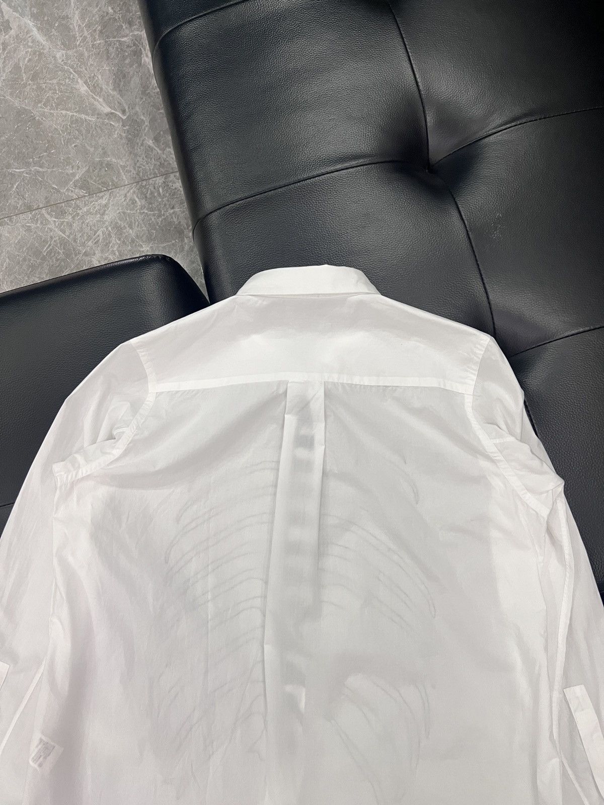 Undercover Undercover AW13 Skeleton Rib Patch Shirt Size US S / EU 44-46 / 1 - 16 Thumbnail