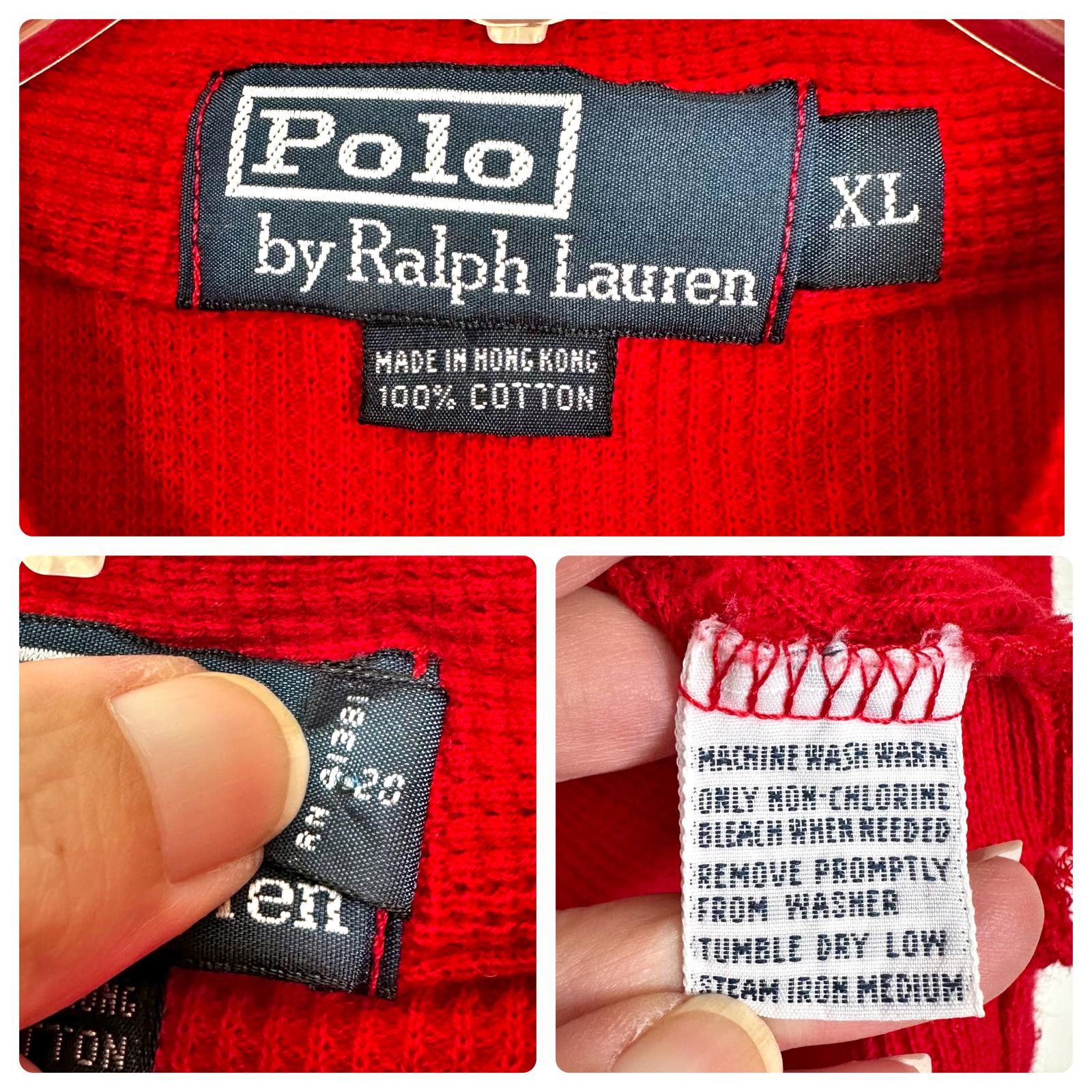 Polo Ralph Lauren Polo Ralph Lauren Colorful Waffle Knit SS Polo Shirt Mens XL Size US XL / EU 56 / 4 - 7 Thumbnail
