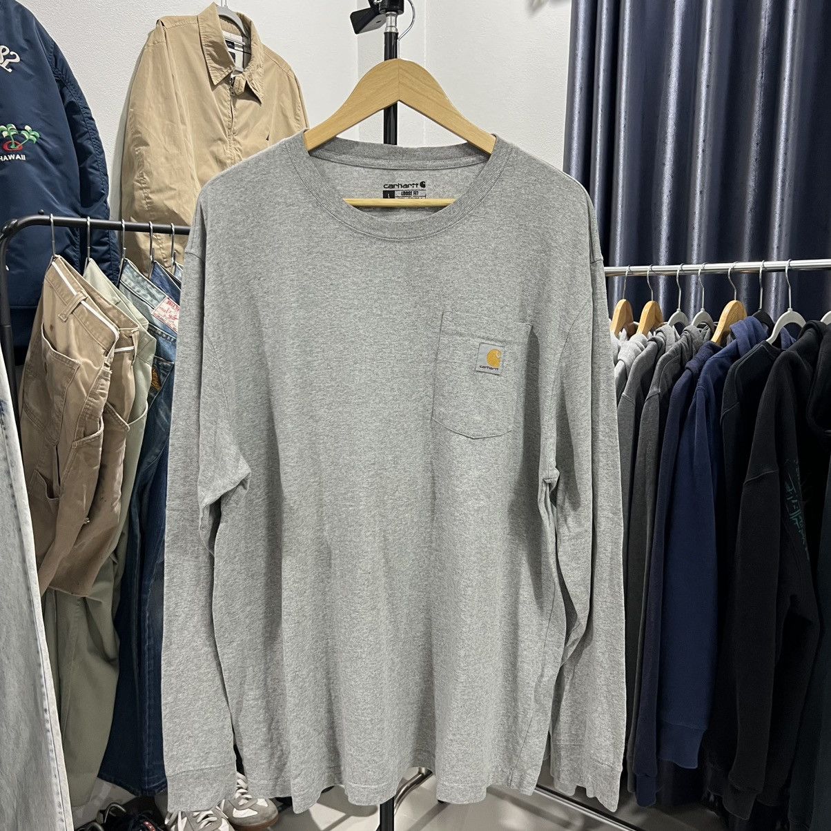 Carhartt Carhartt Pocket Long Sleeve Shirt Size US L / EU 52-54 / 3 - 1 Thumbnail