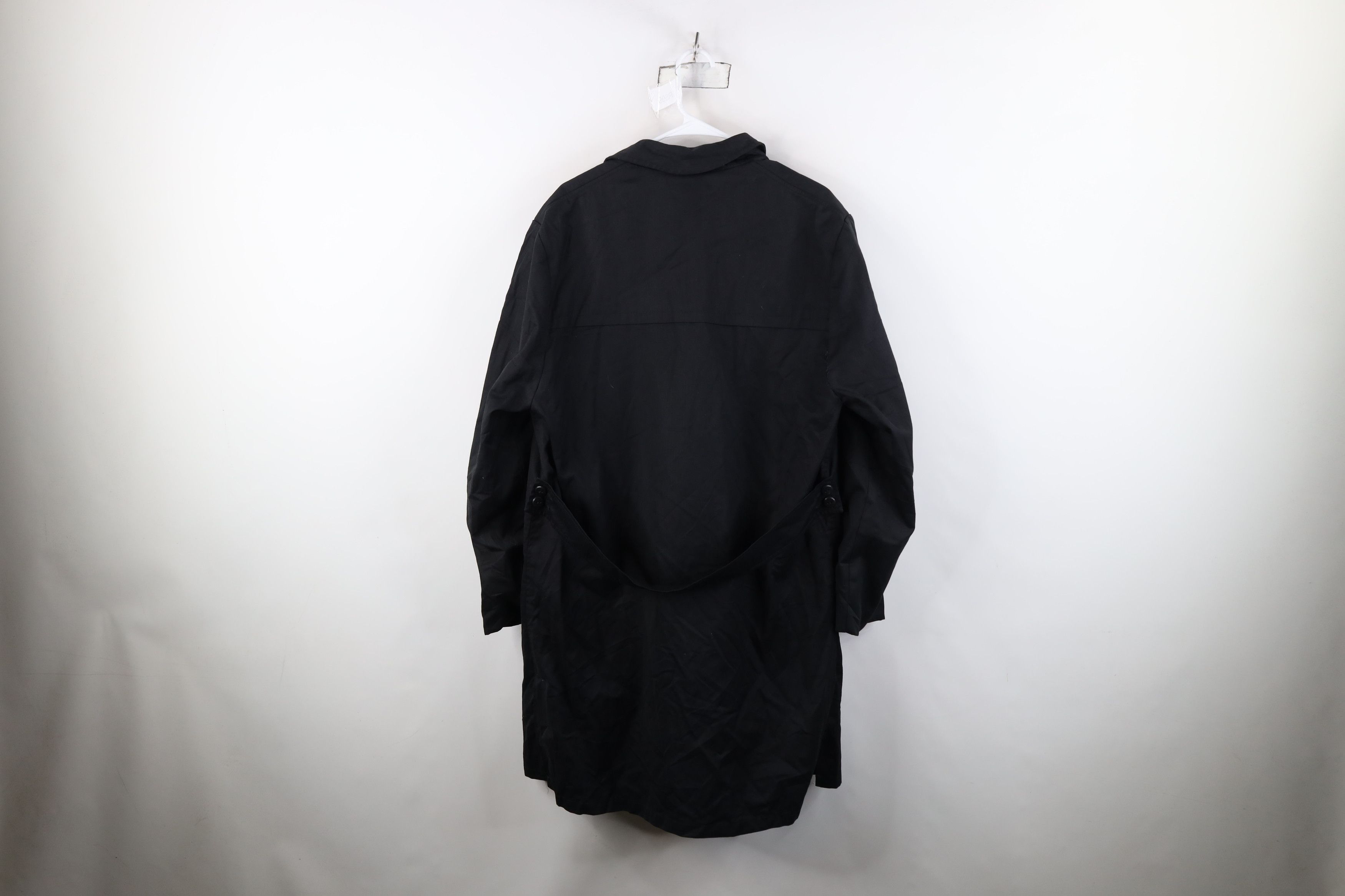 Vintage Vintage 60s 70s Streetwear Striped Trench Coat Rain Jacket Size US XL / EU 56 / 4 - 13 Thumbnail