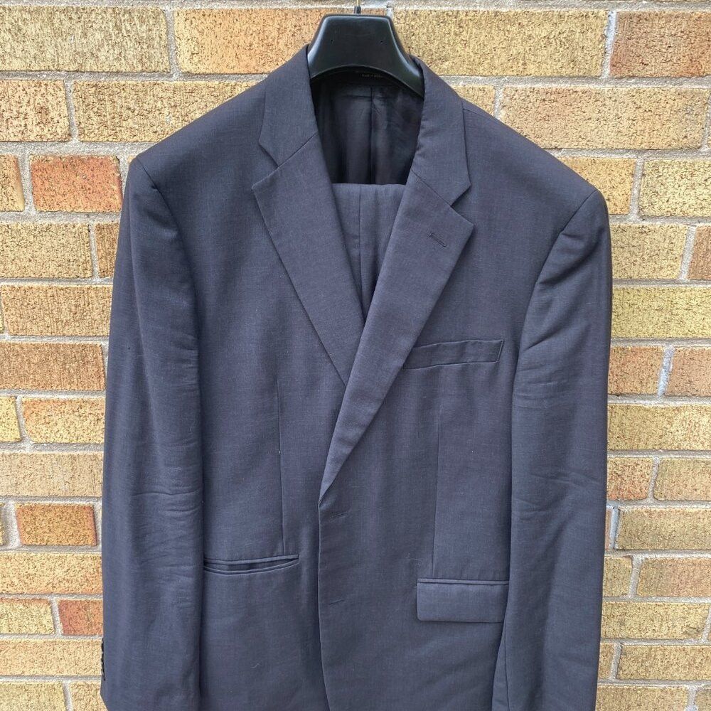 John Varvatos John Varvatos Worsted Wool Premium Tailored Single Needle S Size 44R - 5 Thumbnail