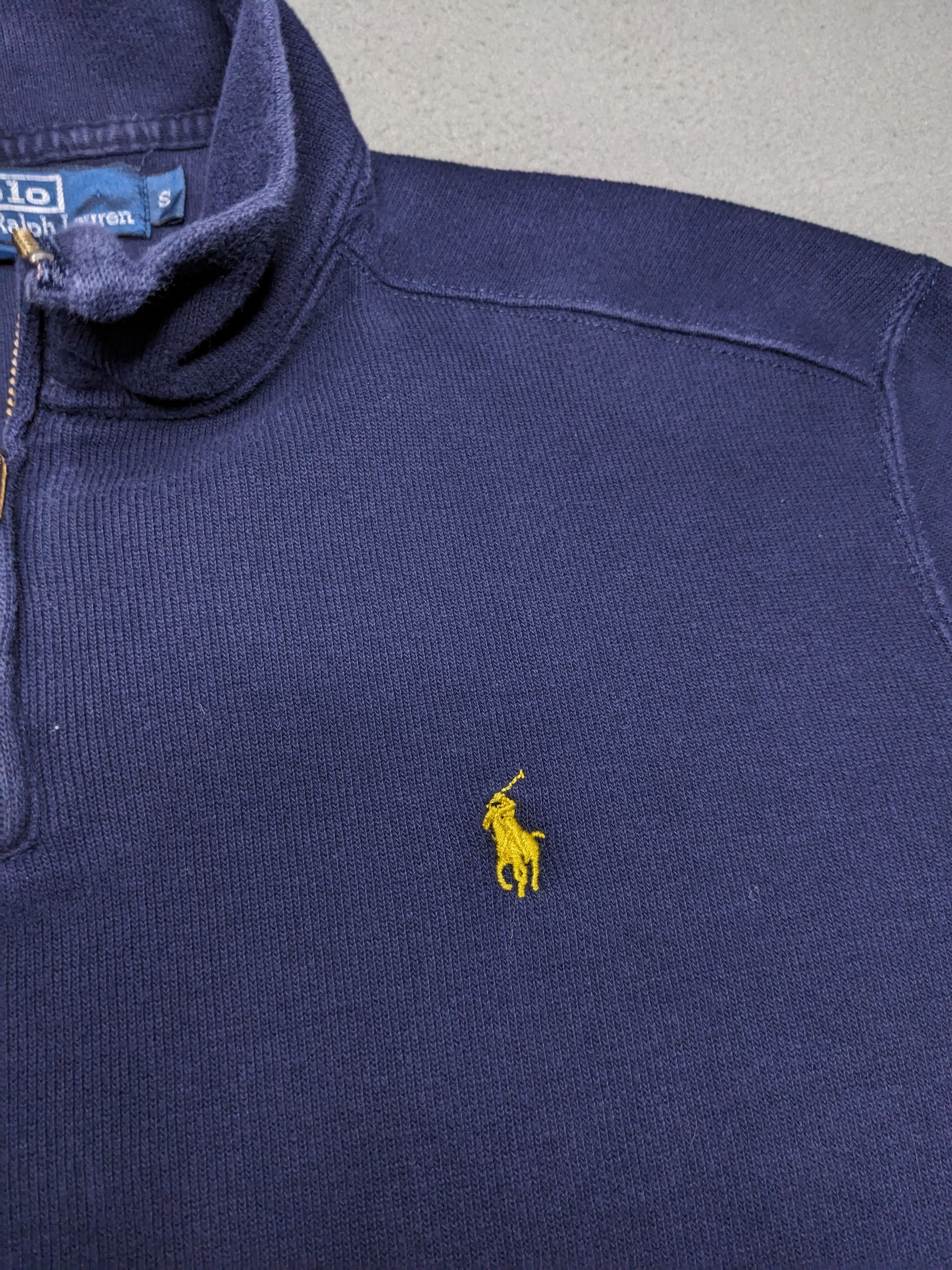 Polo Ralph Lauren VTG Polo Ralph Lauren 1/4 Zip Sweater Mock Neck Mens Small Size US S / EU 44-46 / 1 - 3 Thumbnail