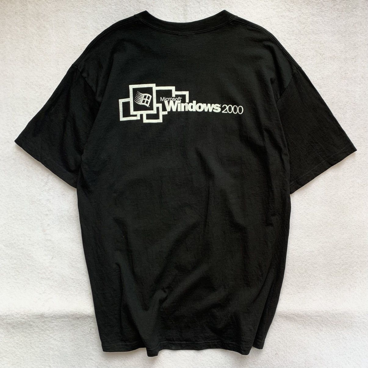 Vintage 2000s Microsoft Windows2000 HP Promo T-Shirt Size US L / EU 52-54 / 3 - 1 Thumbnail