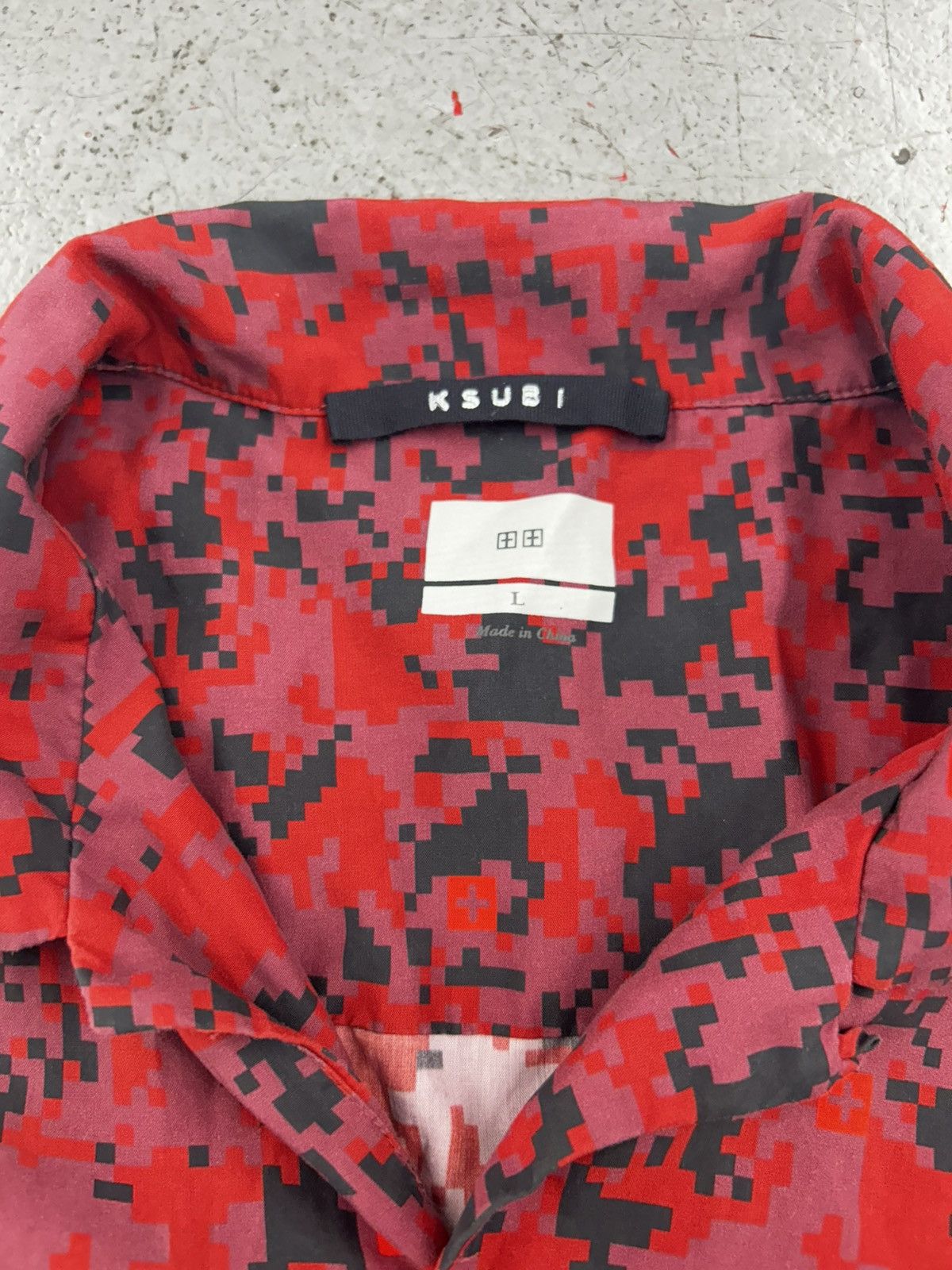 Ksubi Kusbi Digi Resort Button Down Fitted Shirt Size Large Size US L / EU 52-54 / 3 - 2 Thumbnail