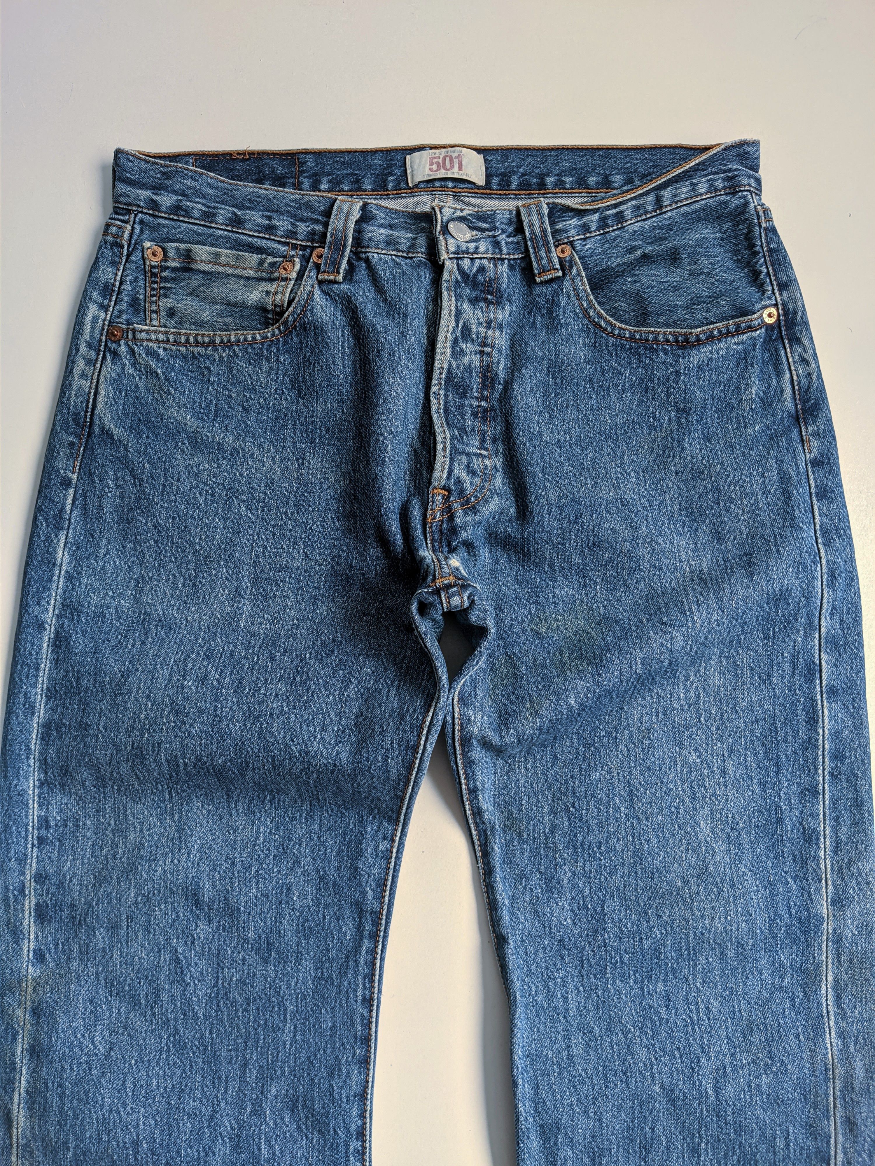 Levi's Vintage levis 501 jeans 90s denim blue Size US 30 / EU 46 - 7 Thumbnail