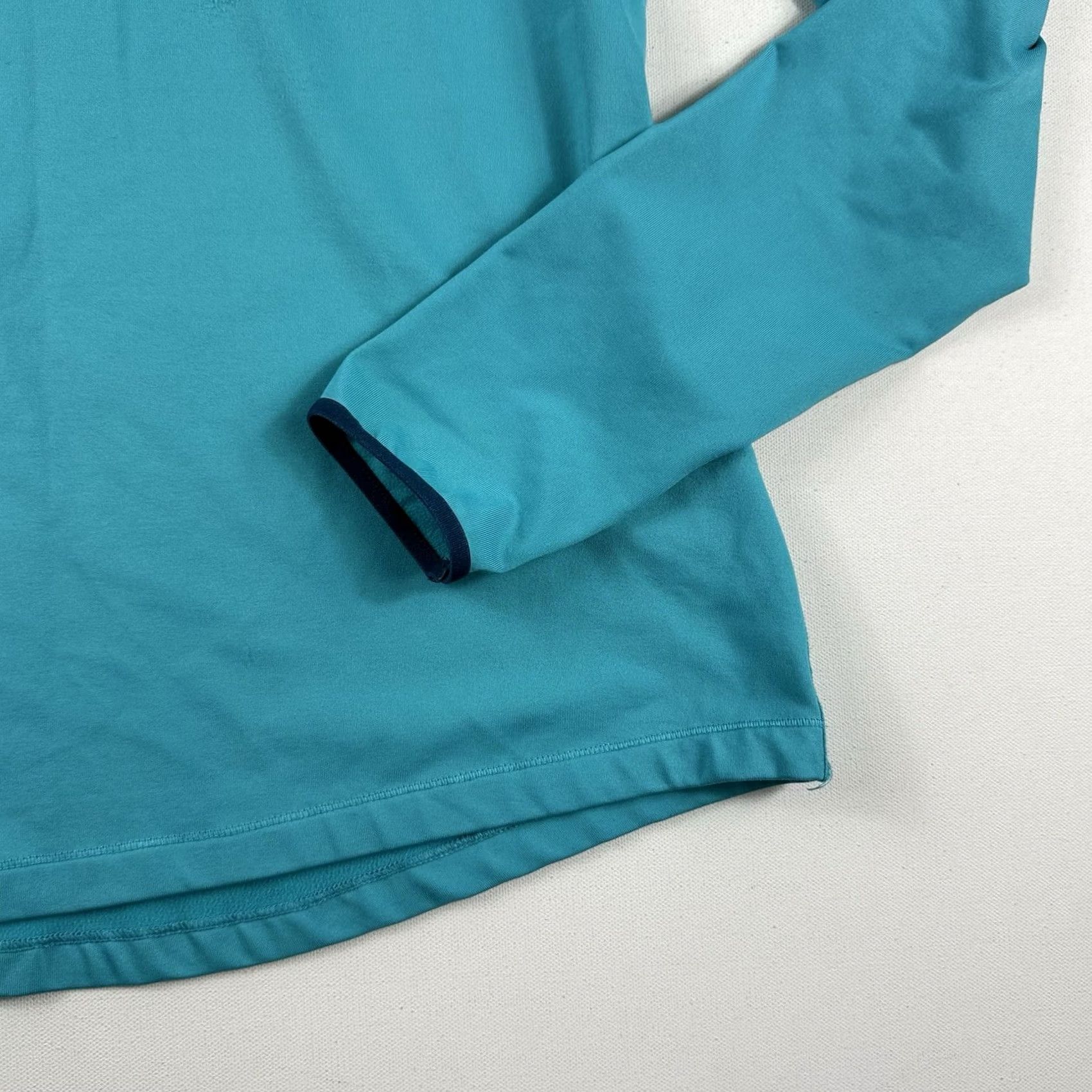 Nike Nike Pro Hyperwarm Infinity Shirt Long Sleeve Top Thermal Teal Blue 620415 Womens L Blue Thermal Shirt Top Nike Pro Hyperwarm Infinity Shirt Size L / US 10 / IT 46 - 4 Thumbnail