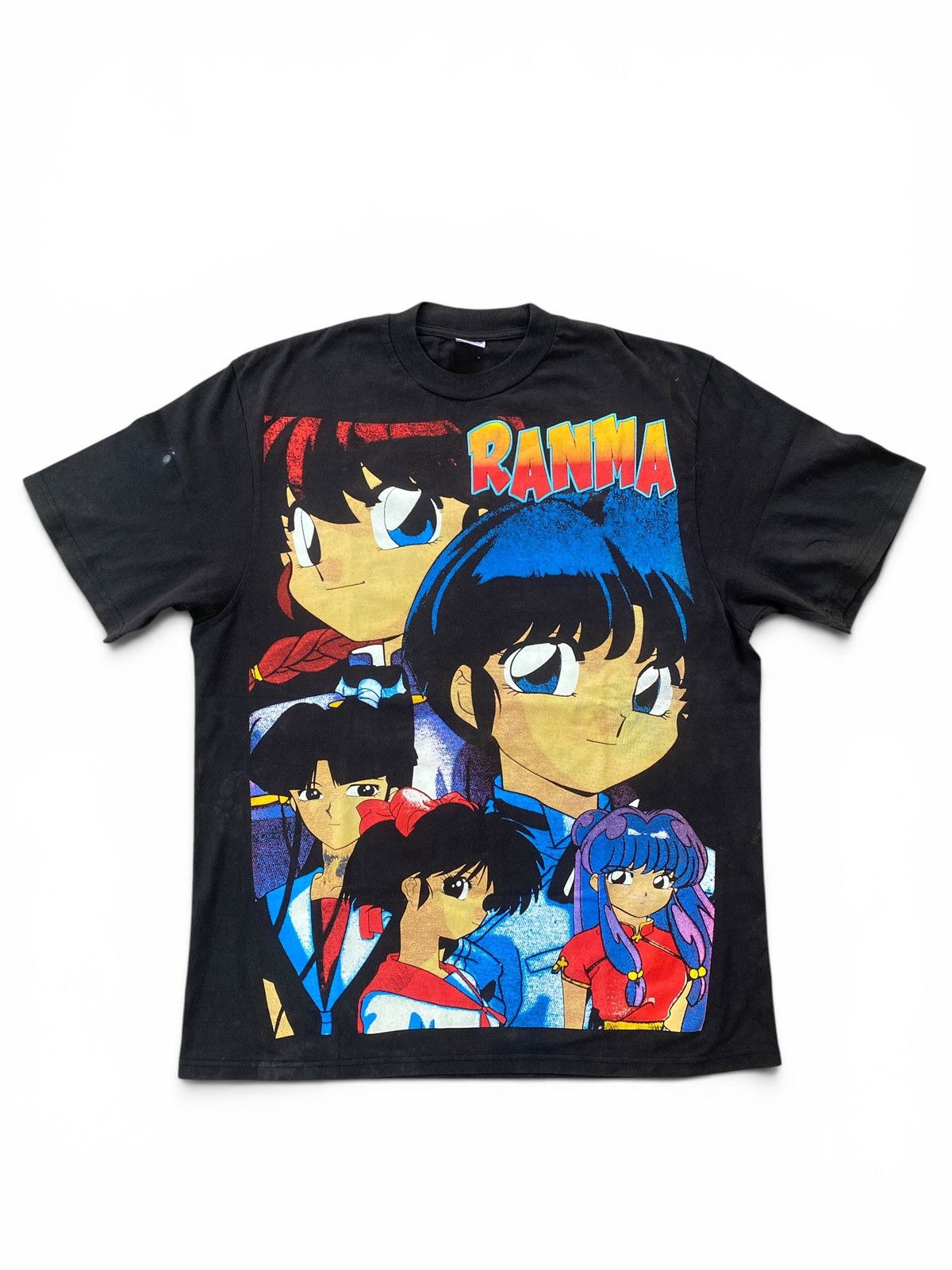 Japanese Brand Rare Mexican Style Ranma 1/2 Anime Double Sided Manga Shirt Size US XL / EU 56 / 4 - 1 Thumbnail