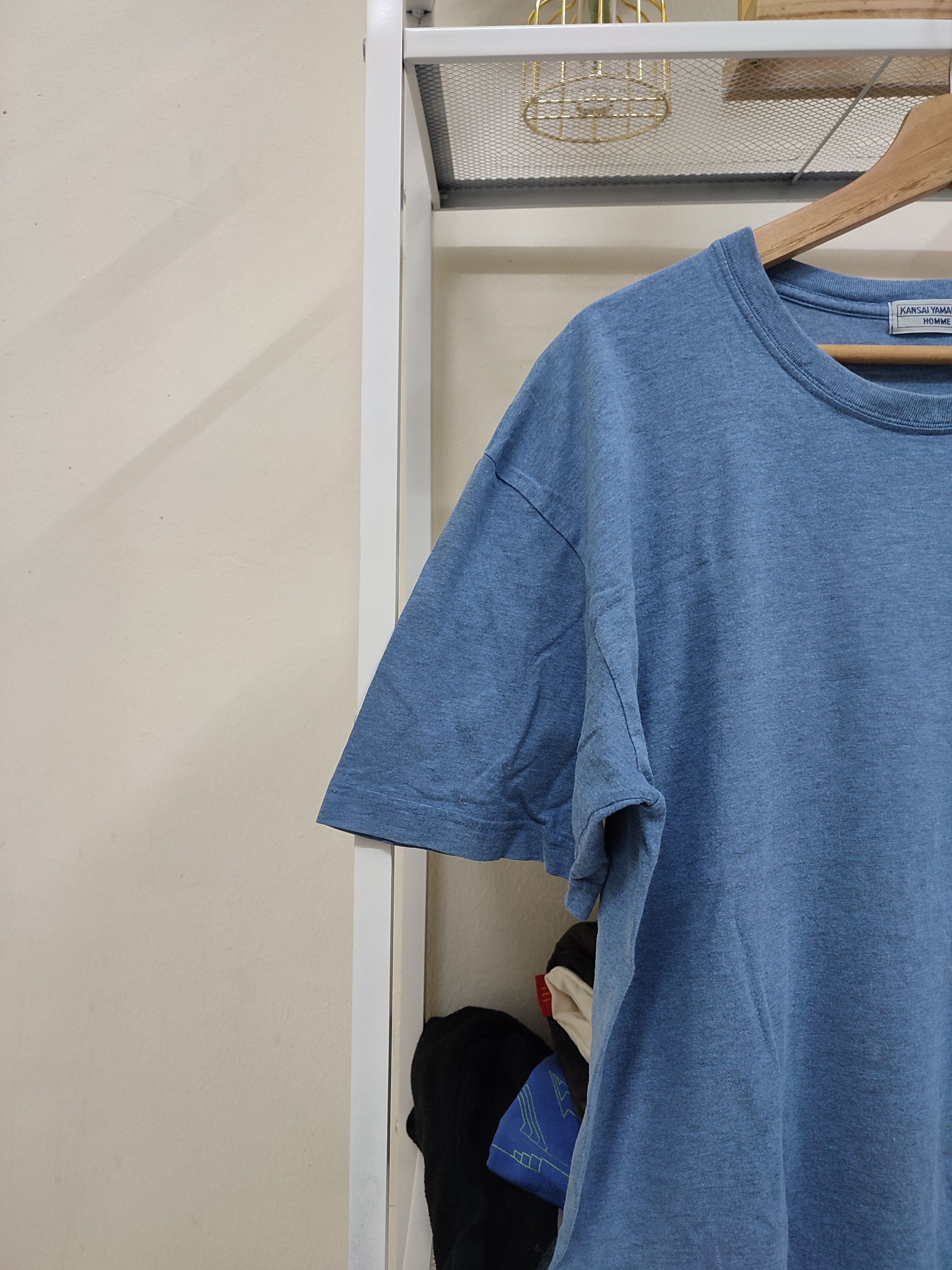 Kansai Yamamoto 💥90s💥 Kansai Yamamoto Homme Embroidery Tees Size US L / EU 52-54 / 3 - 3 Thumbnail