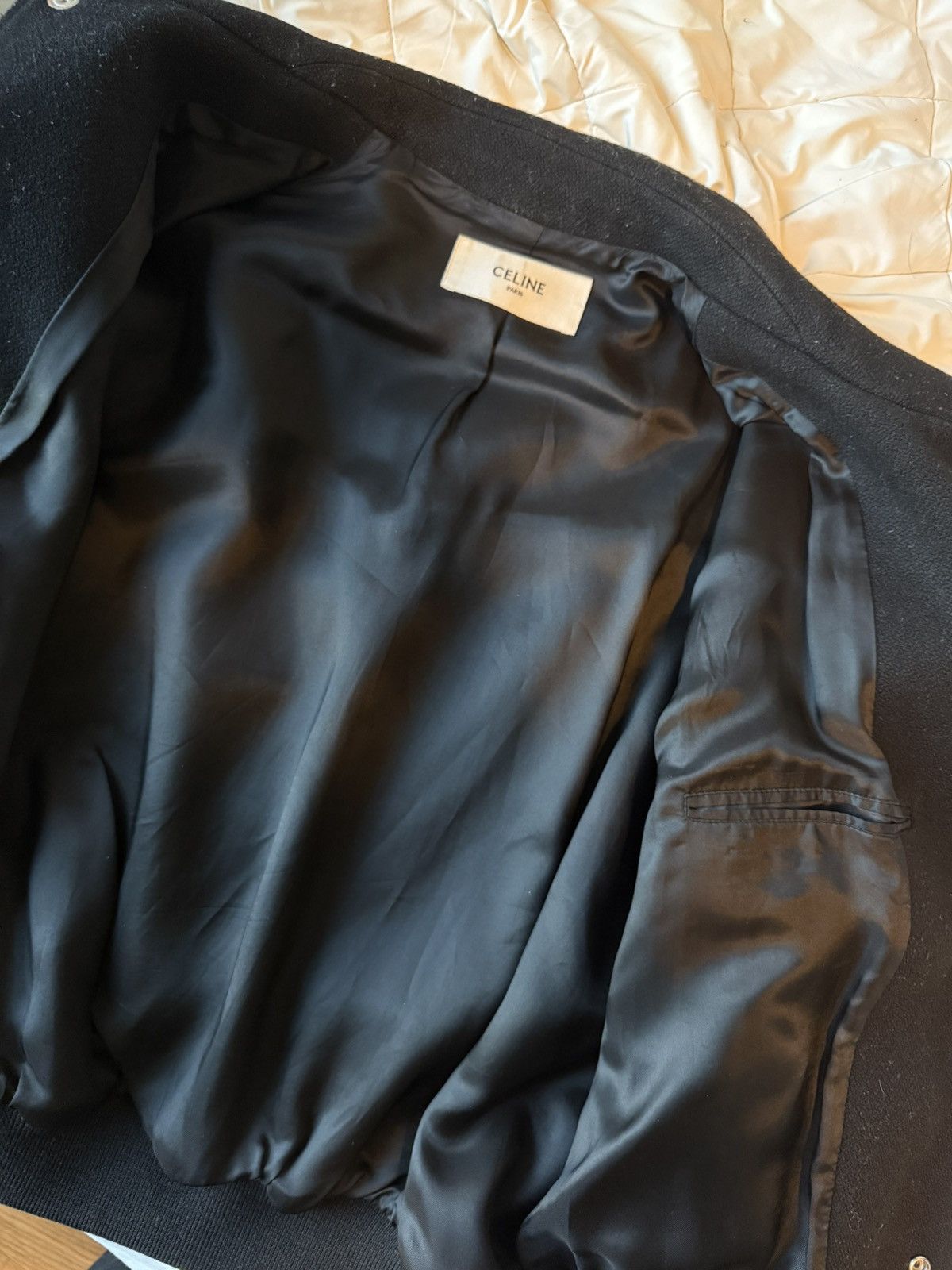Celine Hedi Slimane Celine 2019 OG Lambskin Western Teddy Jacket Size US M / EU 48-50 / 2 - 5 Thumbnail