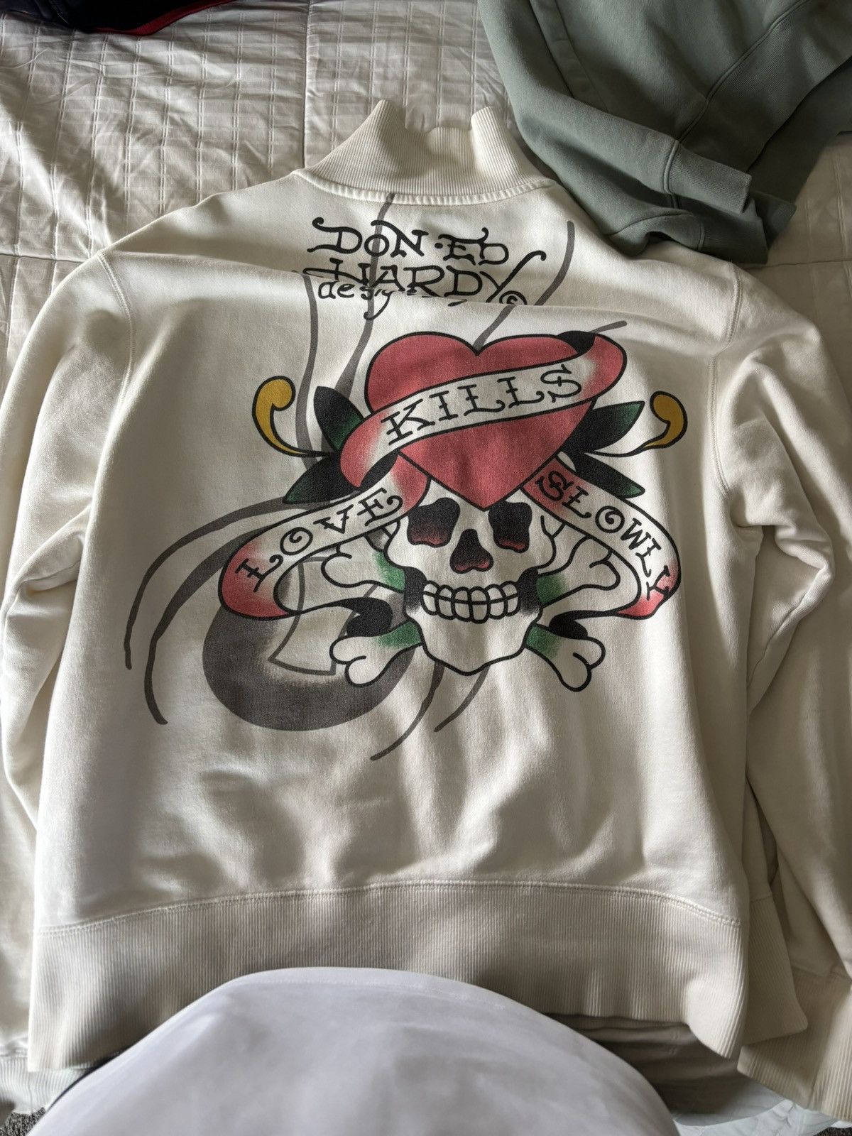 Ed Hardy White Ed Hardy Zip Up Size US L / EU 52-54 / 3 - 2 Thumbnail