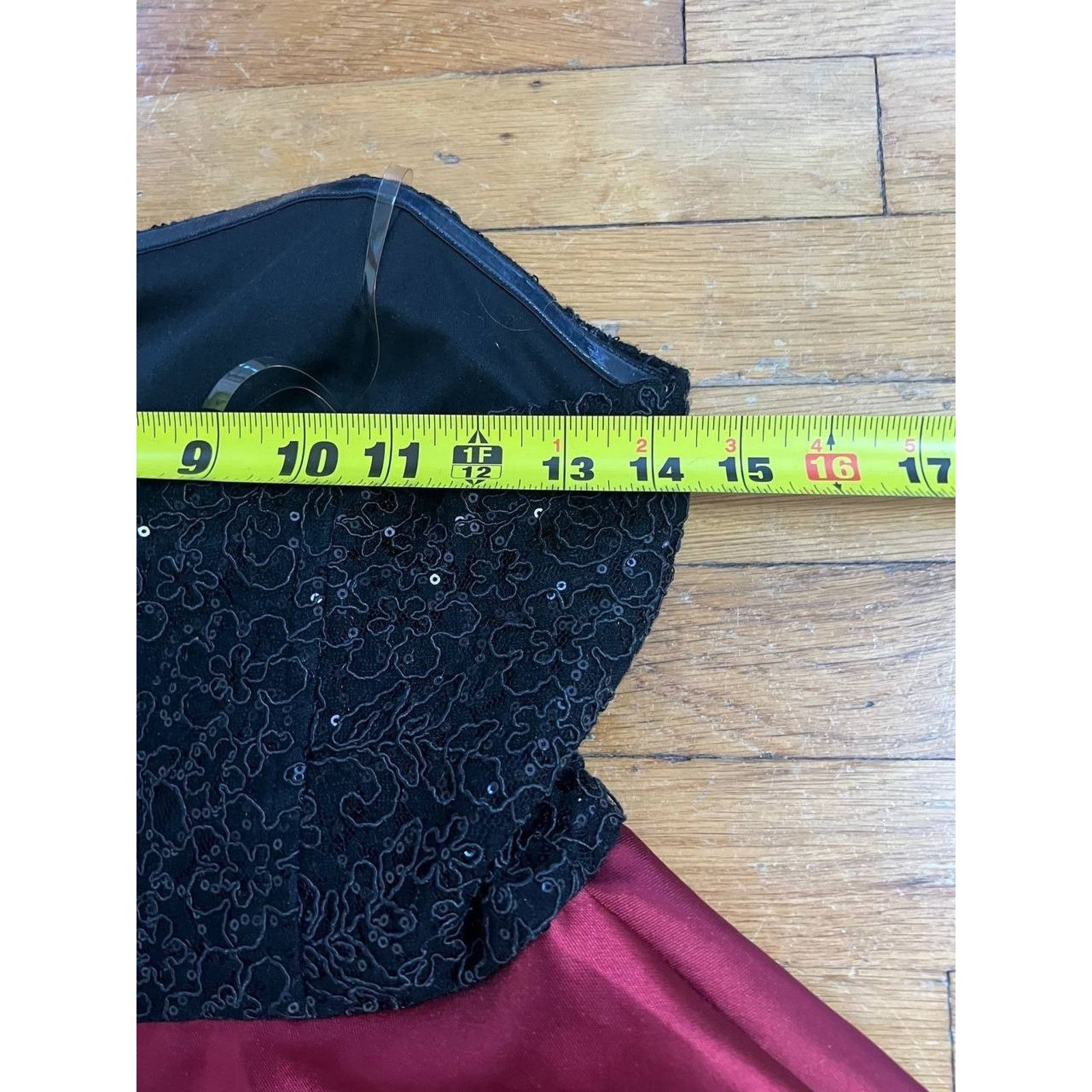 & Other Stories Speechless Women Size 9 Black/Red Strapless Babydoll A001958 Size M / US 6-8 / IT 42-44 - 8 Thumbnail