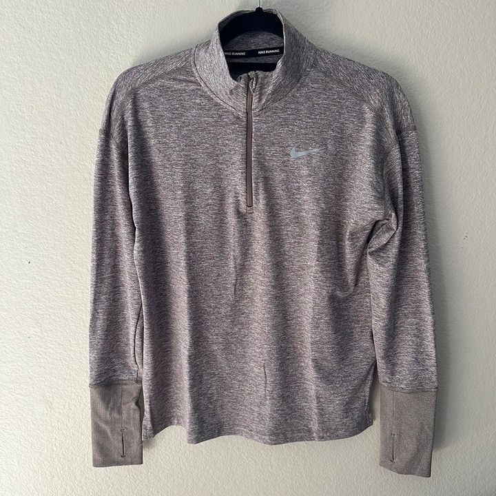 Nike Nike Dri-Fit Long Sleeves Collared Workout Clothes Running Size S / US 4 / IT 40 - 1 Thumbnail