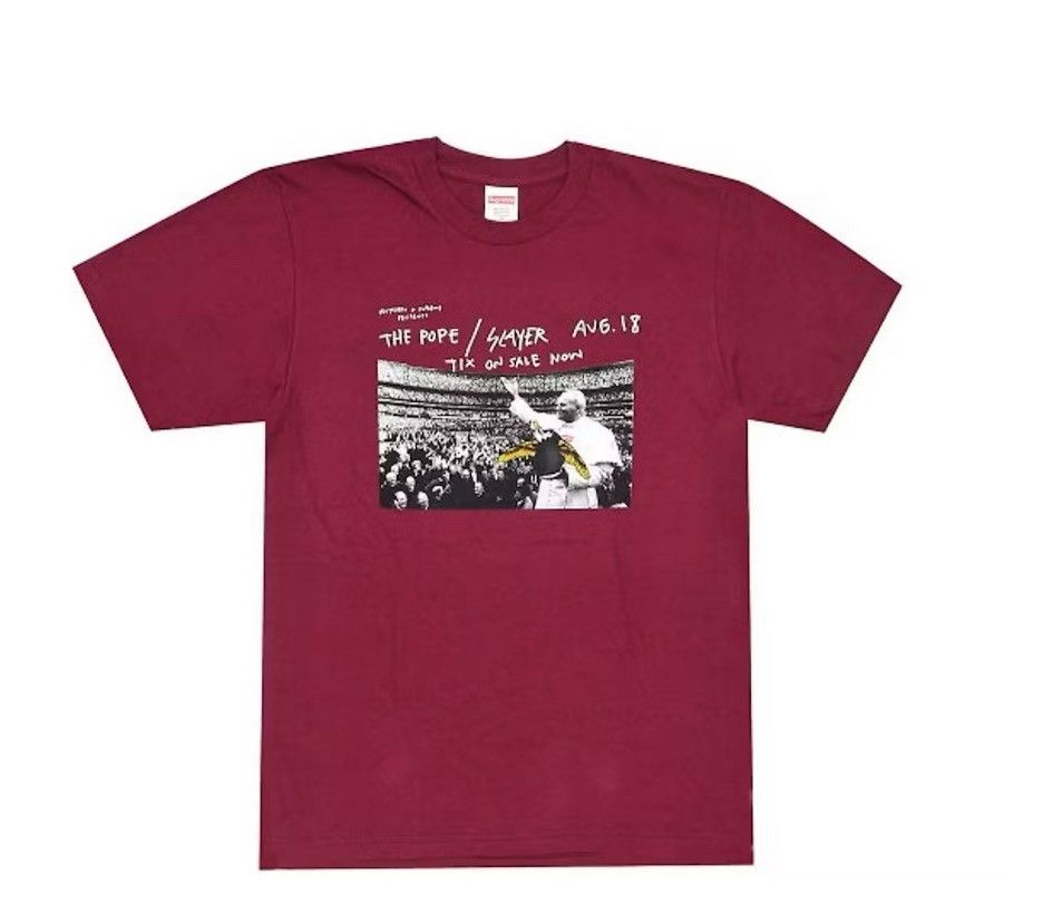 Antihero × Supreme Supreme X Antihero - The Pope/ Slayer T Shirt size medium Size US M / EU 48-50 / 2 - 1 Thumbnail