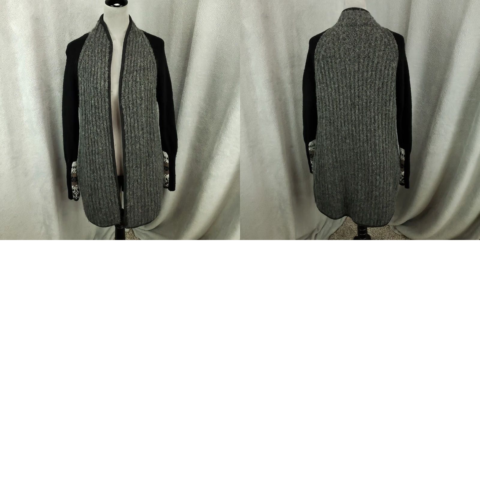 Smartwool SmartWool Cardigan Womens Small Gray Open Pockets Longline Sweater Knit Bohemian Classic Designer Winter Fall Spring Mens Womens Girls Boys Size S / US 4 / IT 40 - 8 Thumbnail