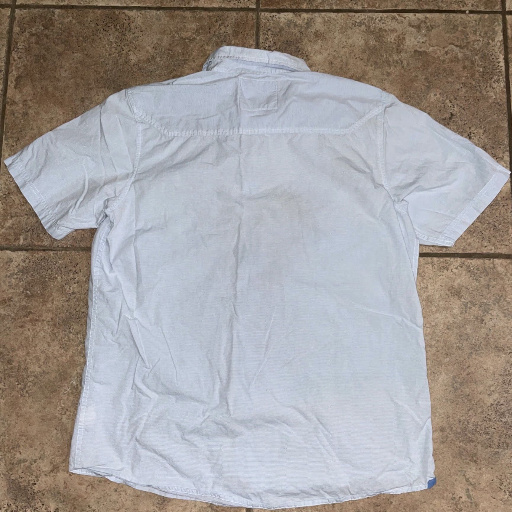 Oakley Oakley Striped Blue Button-Up Shirt Mens XL Short Sleeve Size US XL / EU 56 / 4 - 4 Thumbnail