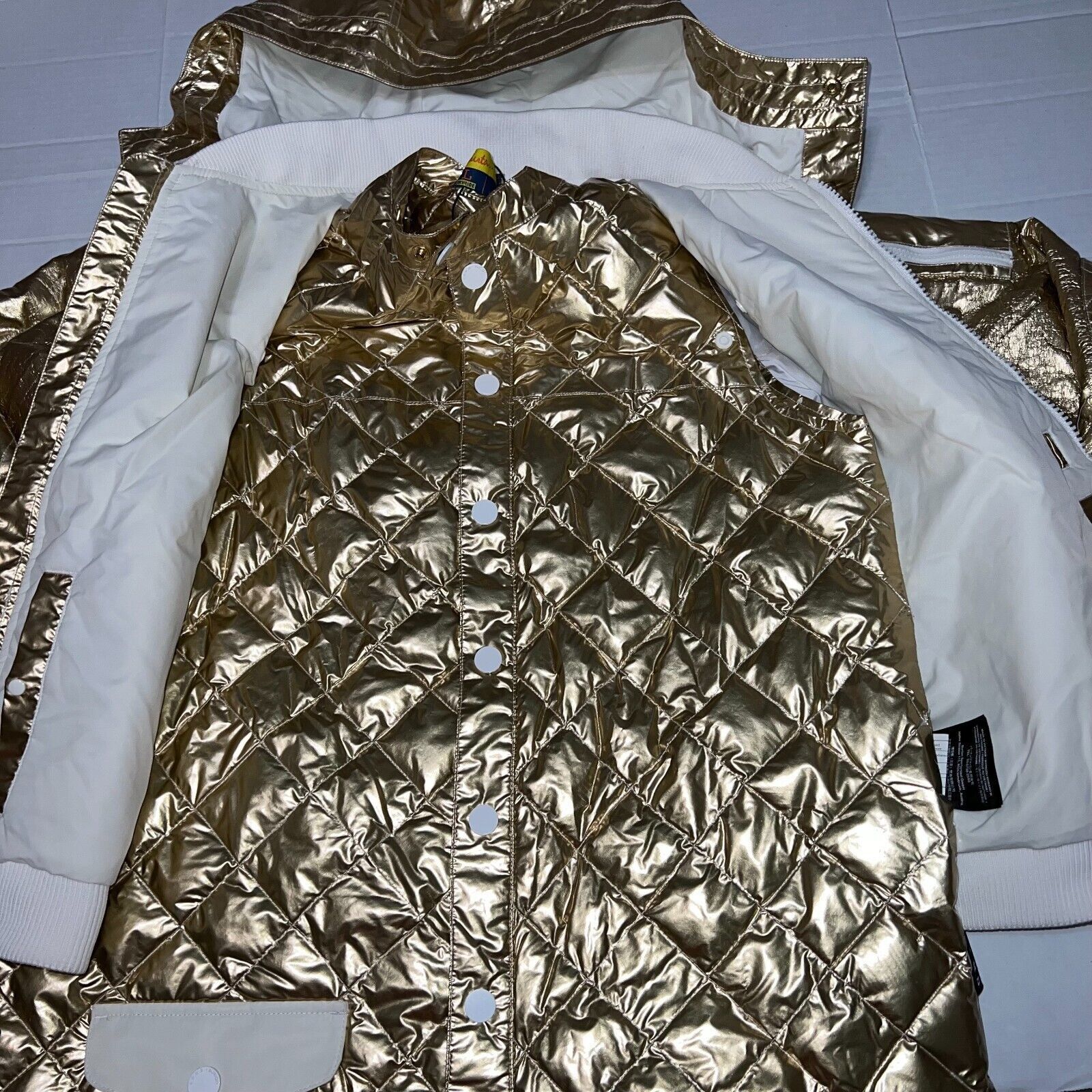Burton L.A.M.B. By Burton DryRide Gold Metallic Jacket & Vest Large Size L / US 10 / IT 46 - 8 Thumbnail