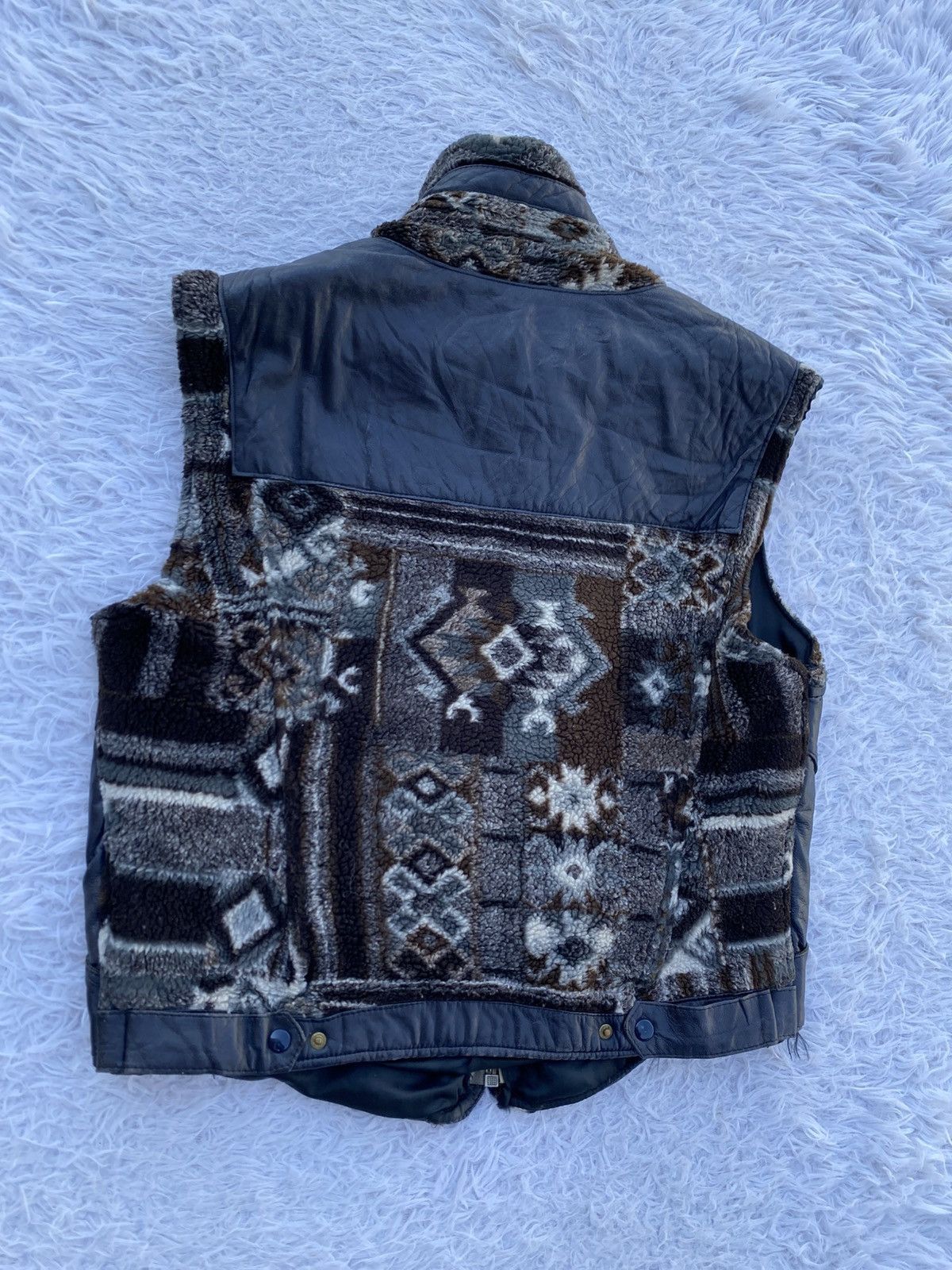 Vera Pelle Rare Vintage Vera Pelle Italian Designers Vest Leather Size US M / EU 48-50 / 2 - 11 Thumbnail