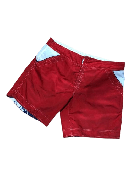 Diesel Vintage Diesel Red Streetwear Shorts Size XL Size US 36 / EU 52 - 1 Thumbnail
