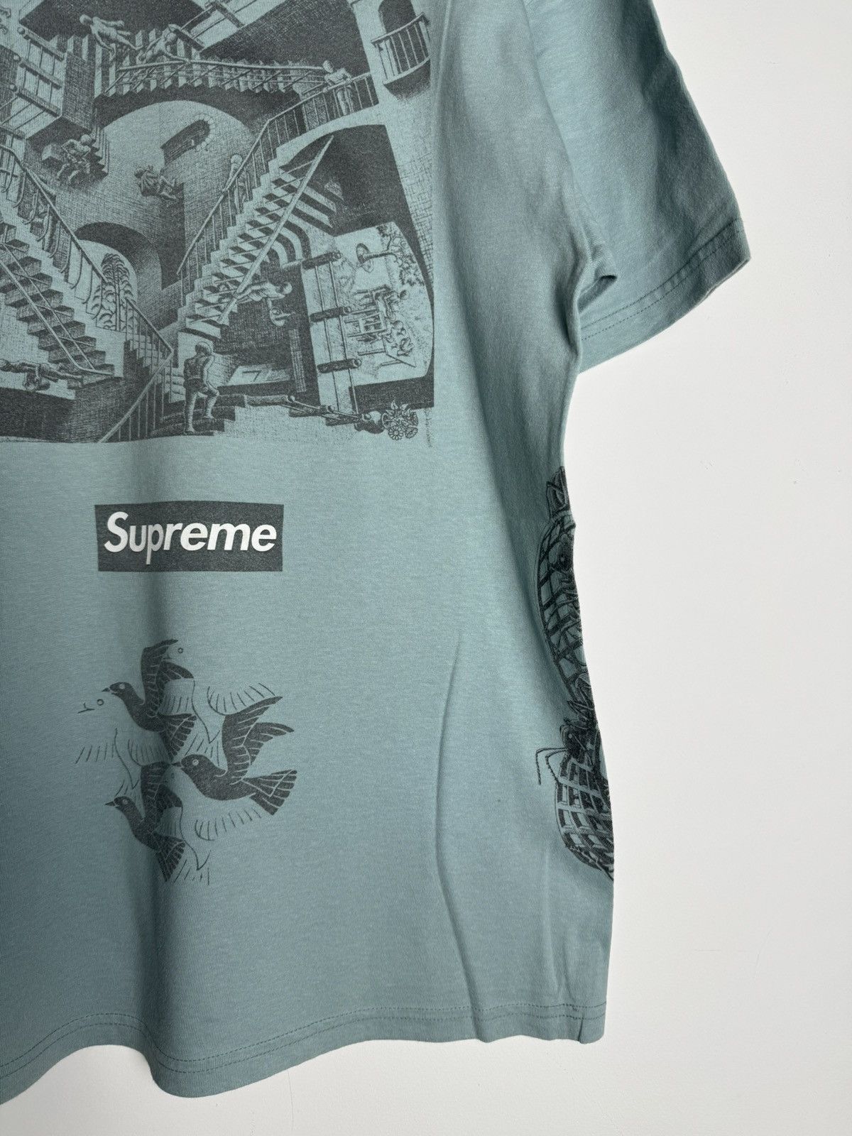 Supreme Supreme MC Escher Collage T - Shirt Size US M / EU 48-50 / 2 - 7 Thumbnail