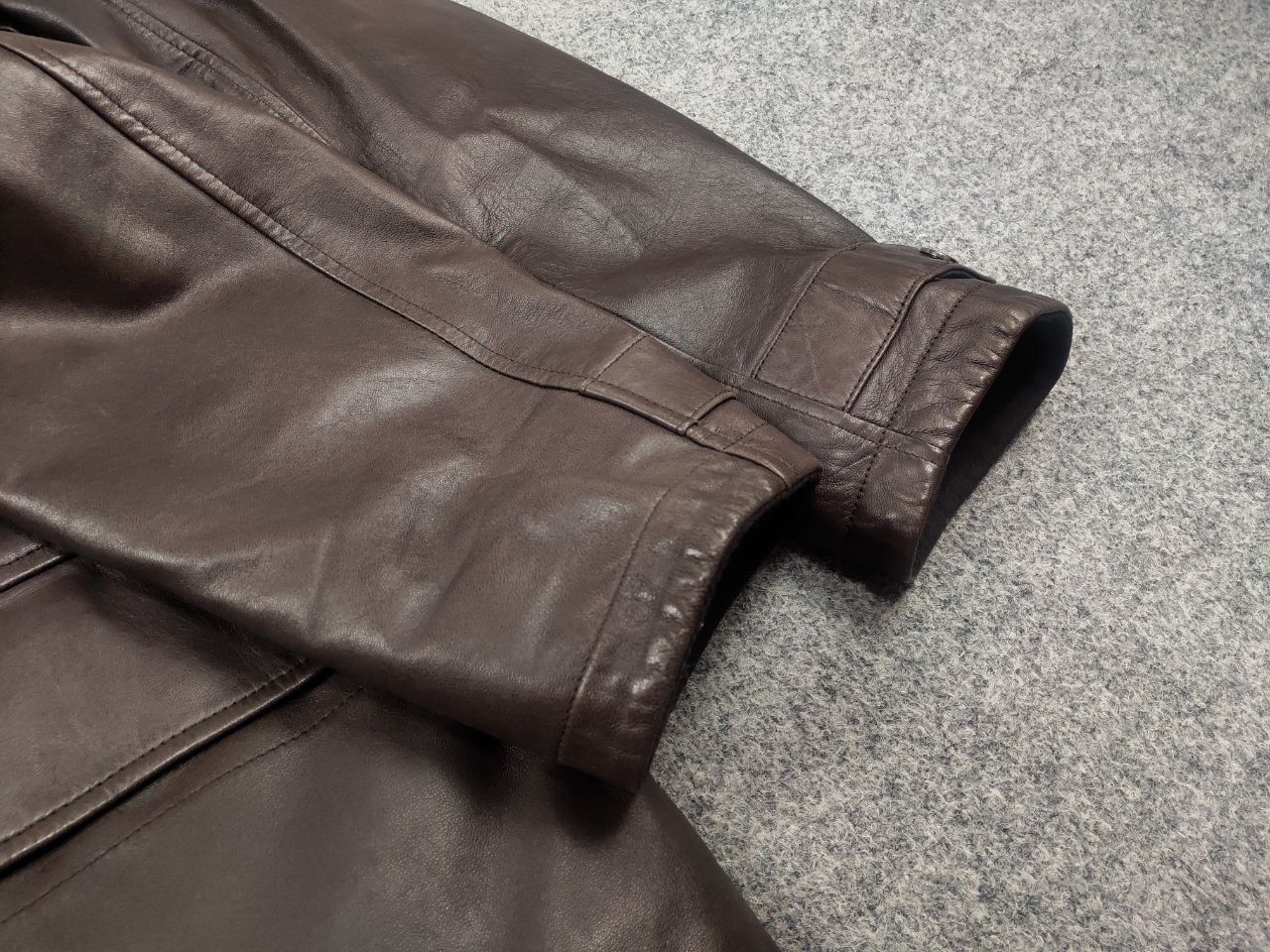 Hugo Boss Hugo Boss Italian lamb nappa Leather Brown Classic Jacket Size US M / EU 48-50 / 2 - 8 Thumbnail