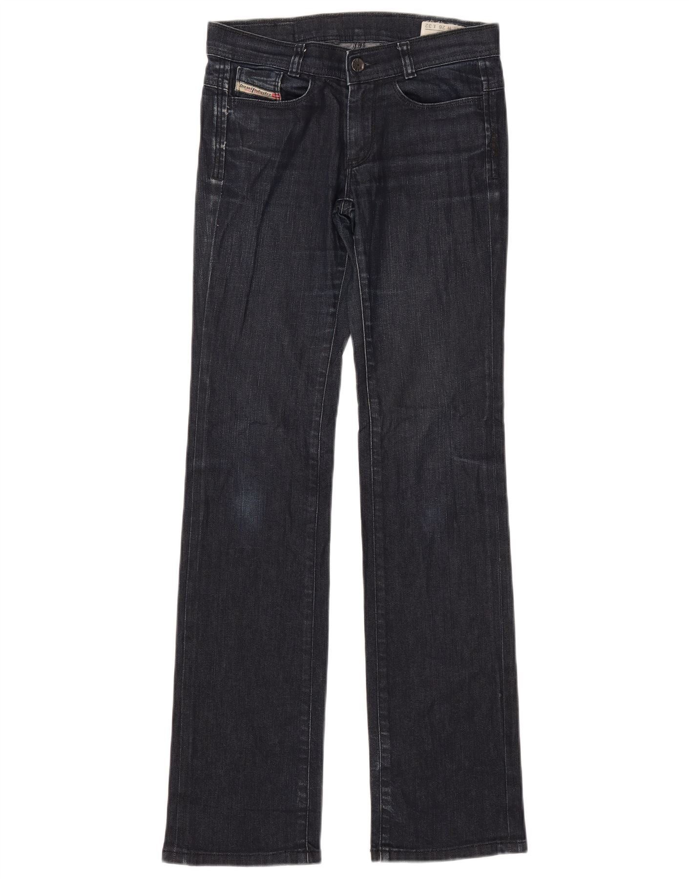 Diesel Womens Soozy Bootcut Jeans W26 L32 Navy Blue Cotton Size 42" / US 20 - 1 Thumbnail