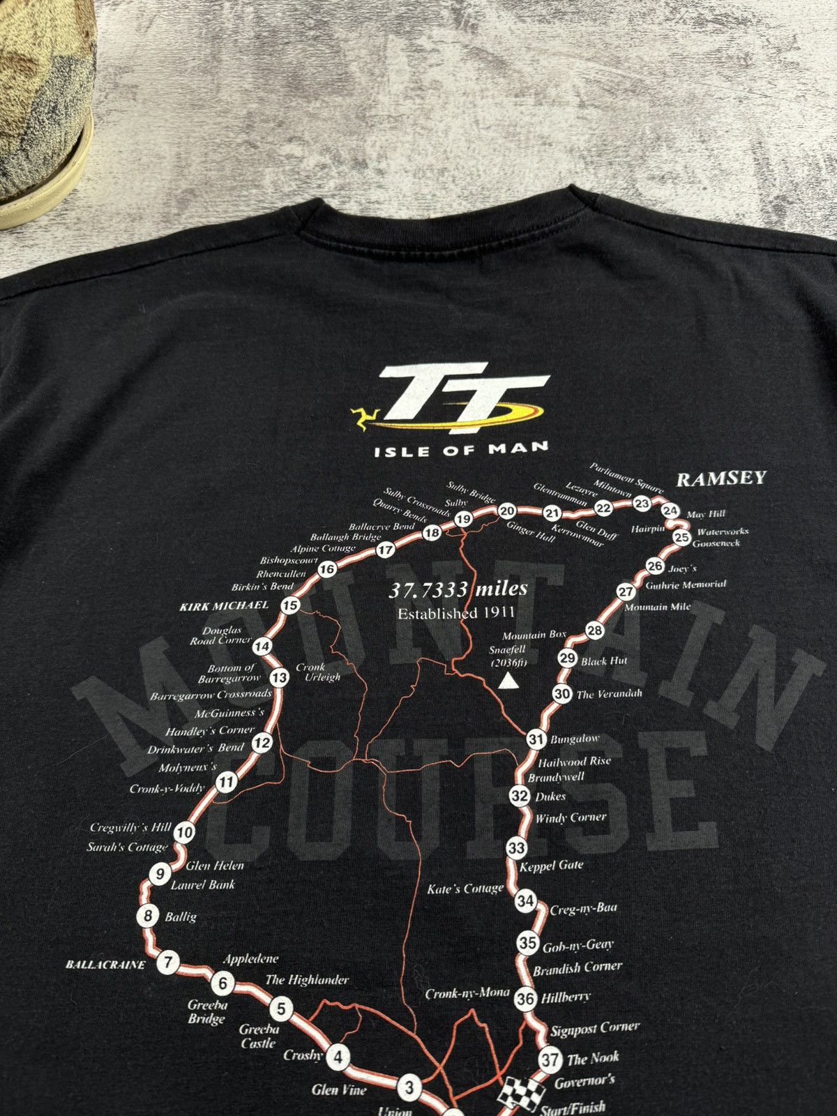 Other ISLE OF MAN Honda Bike 90S Delray Formula 1 T Shirt Tee Size US XL / EU 56 / 4 - 15 Thumbnail