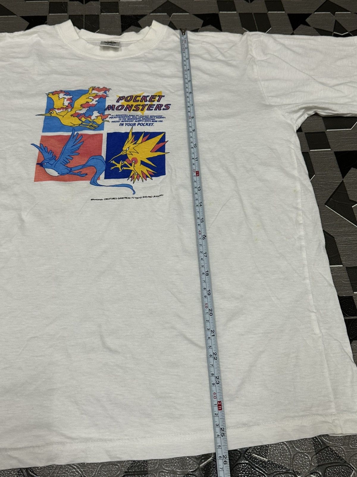Anime Vintage 1990 Pokemon Pocket Monster (Rare) Tee Size US M / EU 48-50 / 2 - 7 Thumbnail