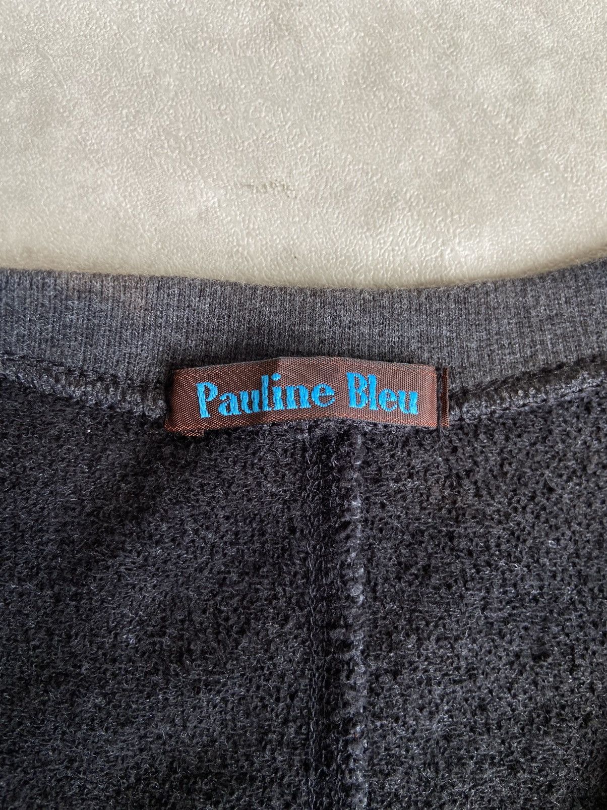 If Six Was Nine × Japanese Brand × Le Grande Bleu (L.G.B.) PAULINE BLEU "Skulls Blues" Logo Sweatshirt Size US M / EU 48-50 / 2 - 6 Thumbnail