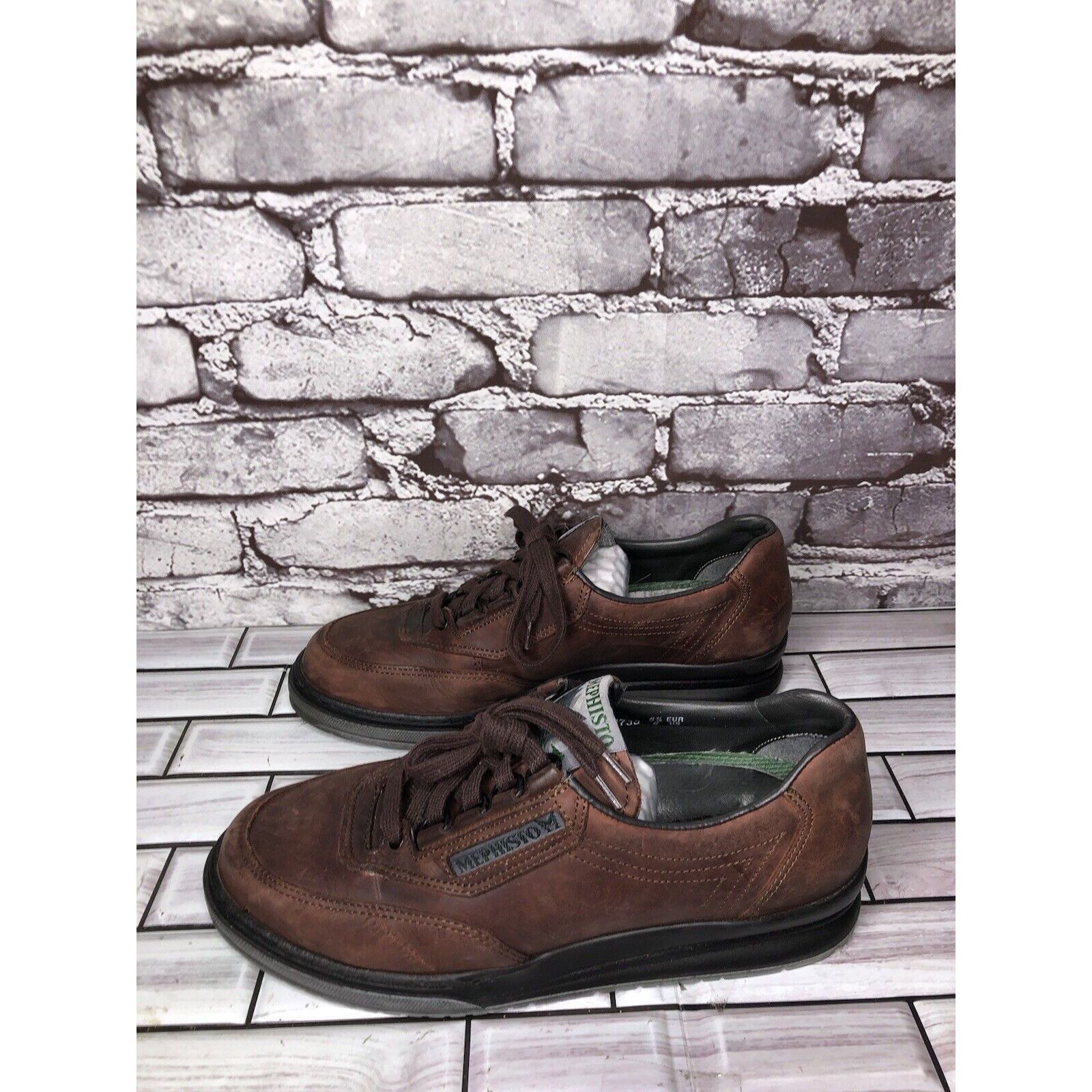 Mephisto Mephisto Runoff Air-Jet System Brown Leather Sneaker Shoes W Size US 8 / IT 38 - 17 Thumbnail