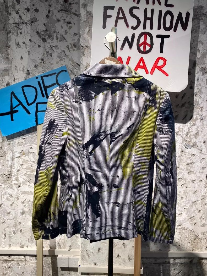 Yohji Yamamoto Yohji Yamamoto Graffiti double-breasted jacket 2503-Nextarr Size US M / EU 48-50 / 2 - 5 Thumbnail